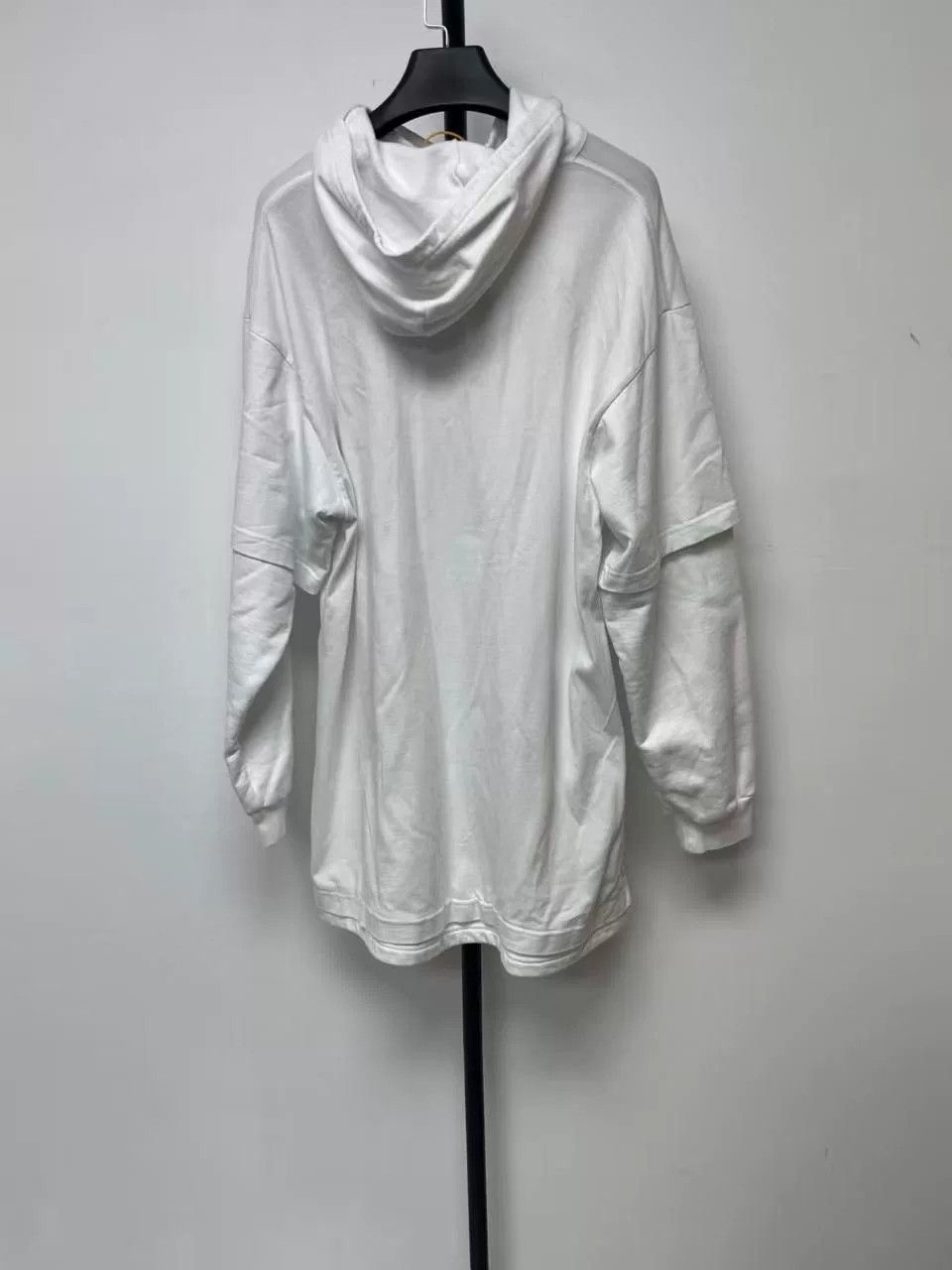Balenciaga Balenciaga Pink Drip Logo Hoodie XXS Size US XXS / EU 40 - 3 Thumbnail