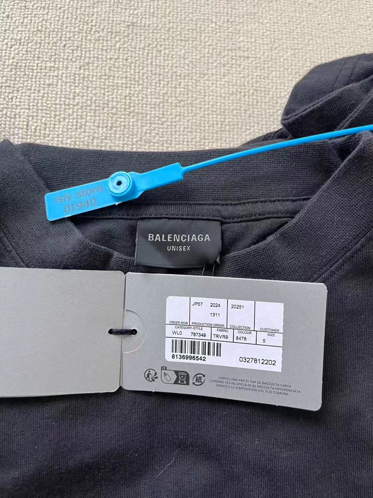 Balenciaga Balenciaga Lion Club Logo T-Shirt Size 5 Size US XXL / EU 58 / 5 - 6 Thumbnail