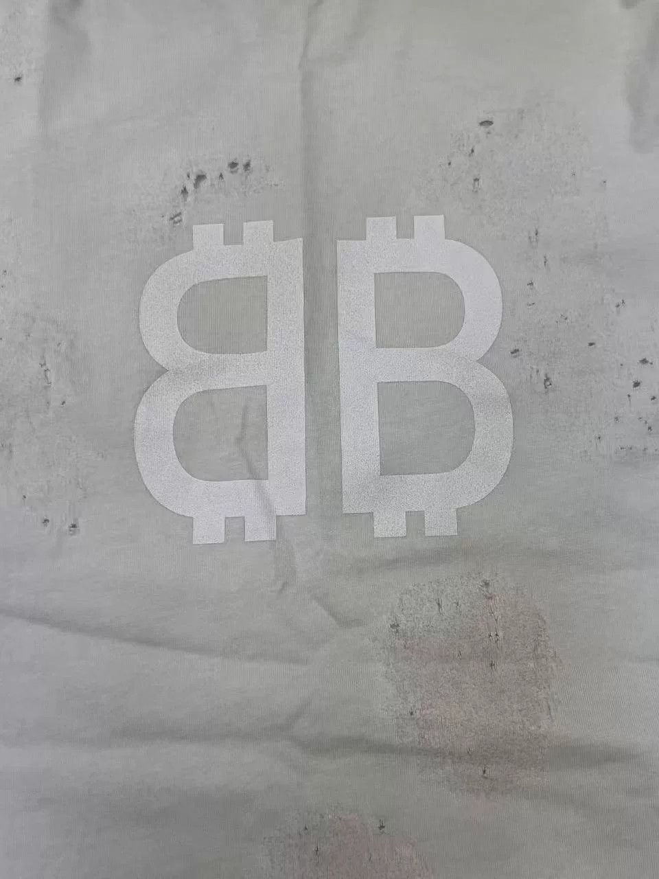 Balenciaga Balenciaga SS23 Distressed Logo Print T-Shirt S Size US S / EU 44-46 / 1 - 4 Thumbnail