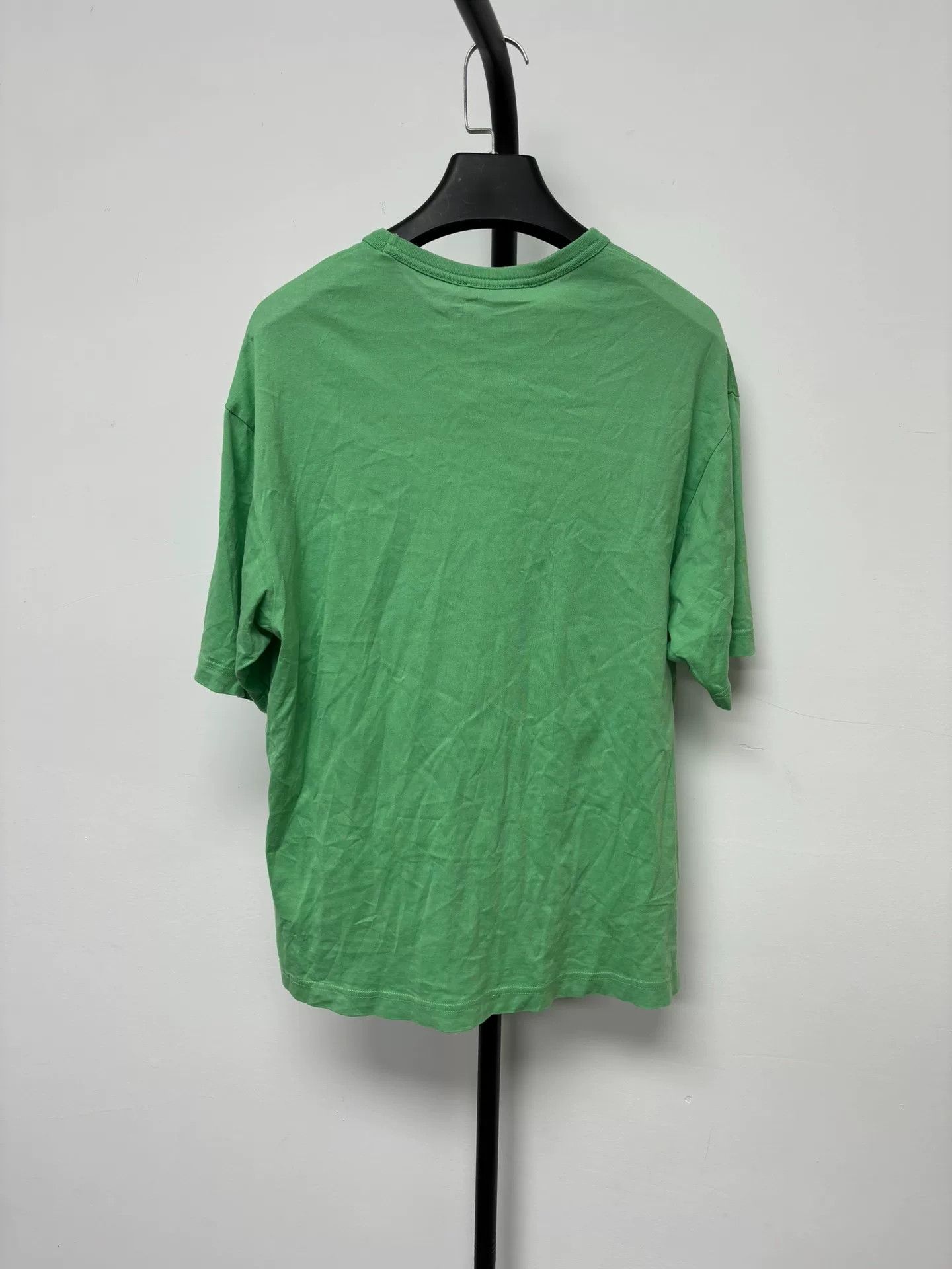 Acne Studios Acne Studios Green Face Patch T-Shirt XXS Size US XXS / EU 40 - 3 Thumbnail