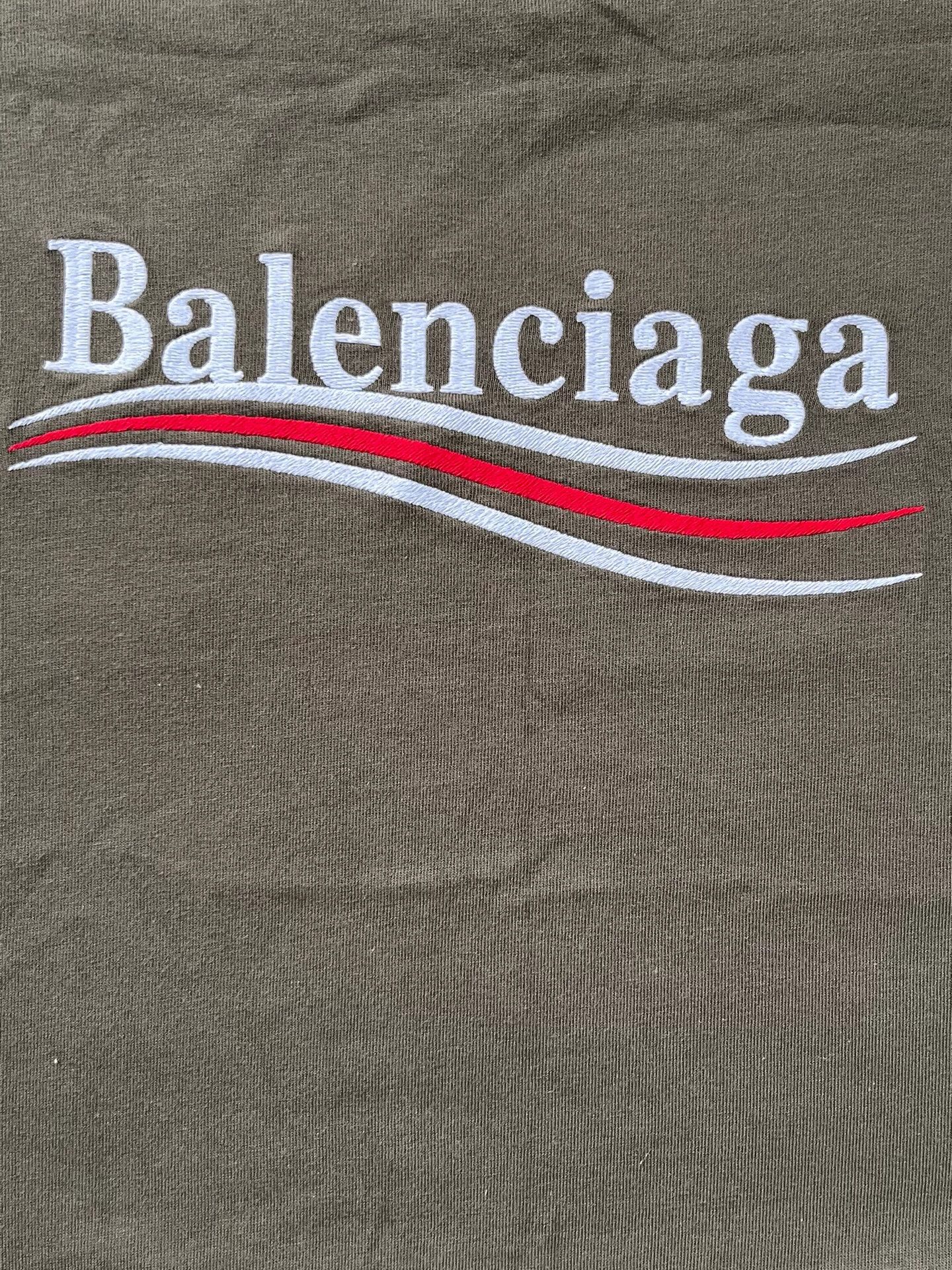 Balenciaga Balenciaga Political Campaign Logo T-Shirt XL Size US XL / EU 56 / 4 - 5 Thumbnail
