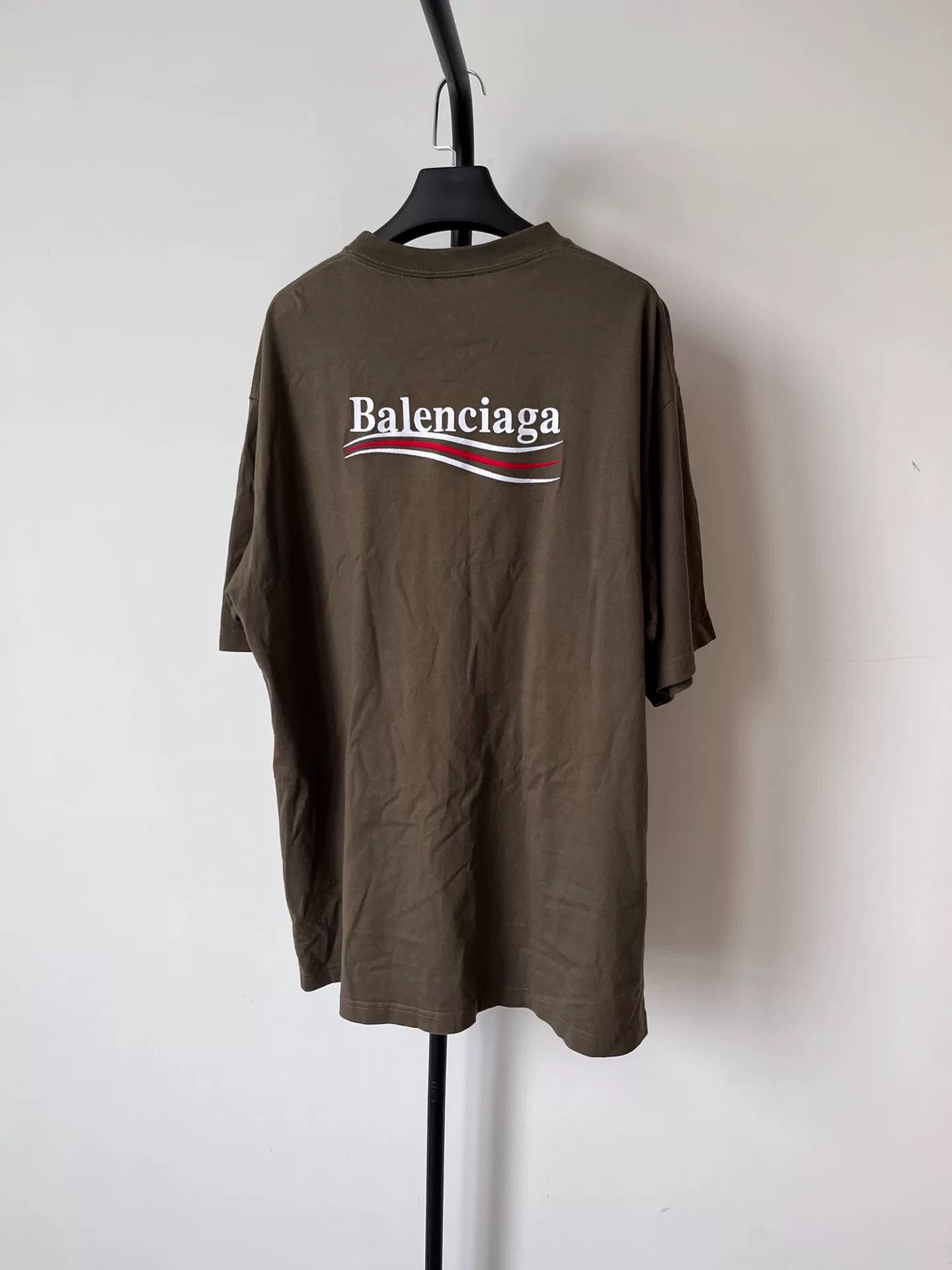 Balenciaga Balenciaga Political Campaign Logo T-Shirt XL Size US XL / EU 56 / 4 - 3 Thumbnail