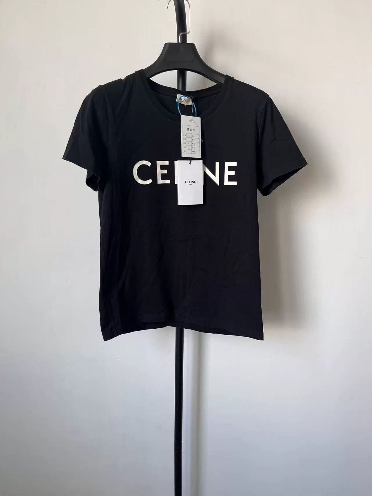 Celine Celine Logo Print Short Sleeve T-Shirt M Size US M / EU 48-50 / 2 - 2 Thumbnail