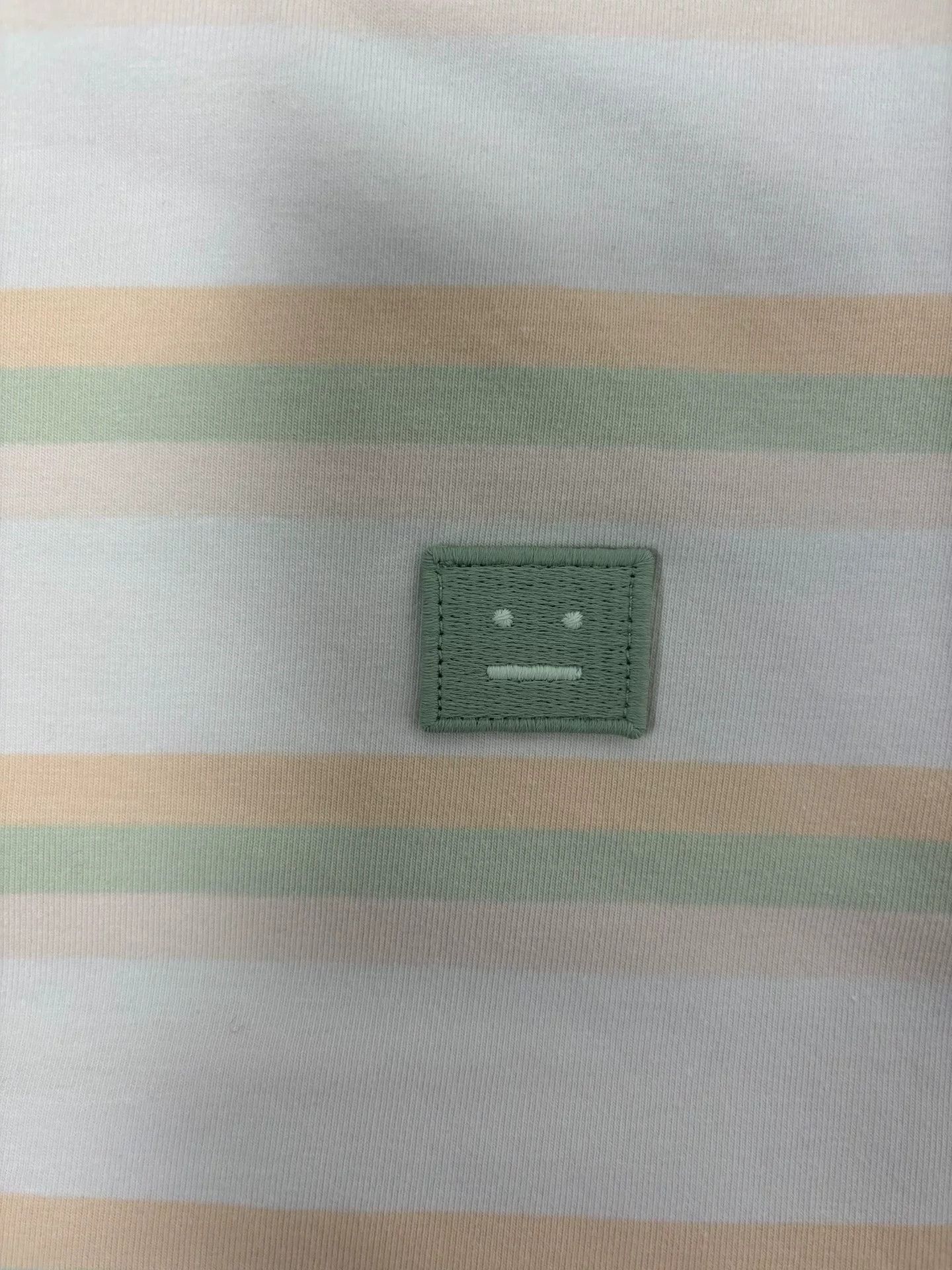 Acne Studios Acne Studios Striped Face Logo T-Shirt S Size US S / EU 44-46 / 1 - 4 Thumbnail