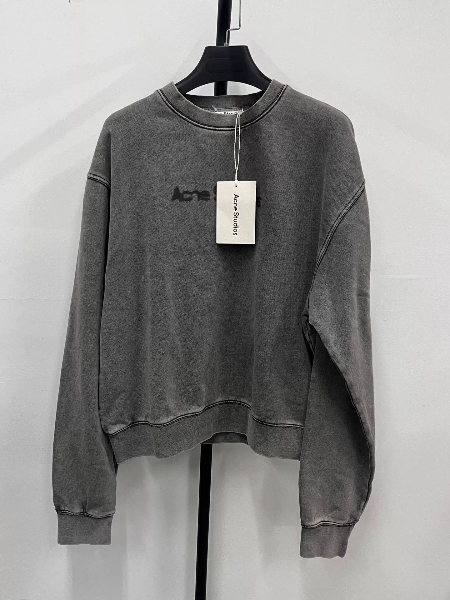 Acne Studios Acne Studios Faded Logo Sweatshirt XS Size US XS / EU 42 / 0 - 2 Thumbnail