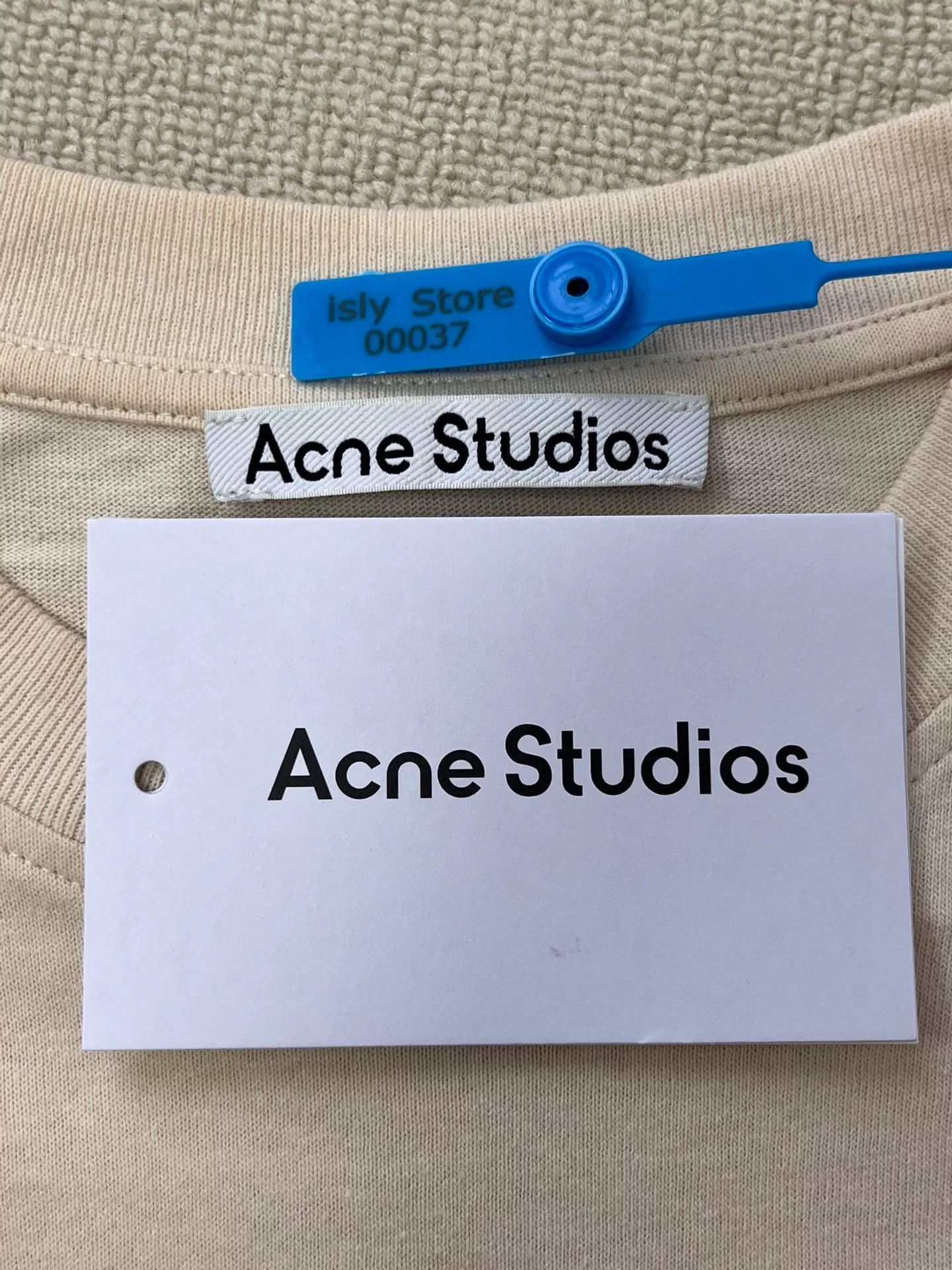 Acne Studios Acne Studios Embroidered Logo T-Shirt Size XS Size US XS / EU 42 / 0 - 5 Thumbnail