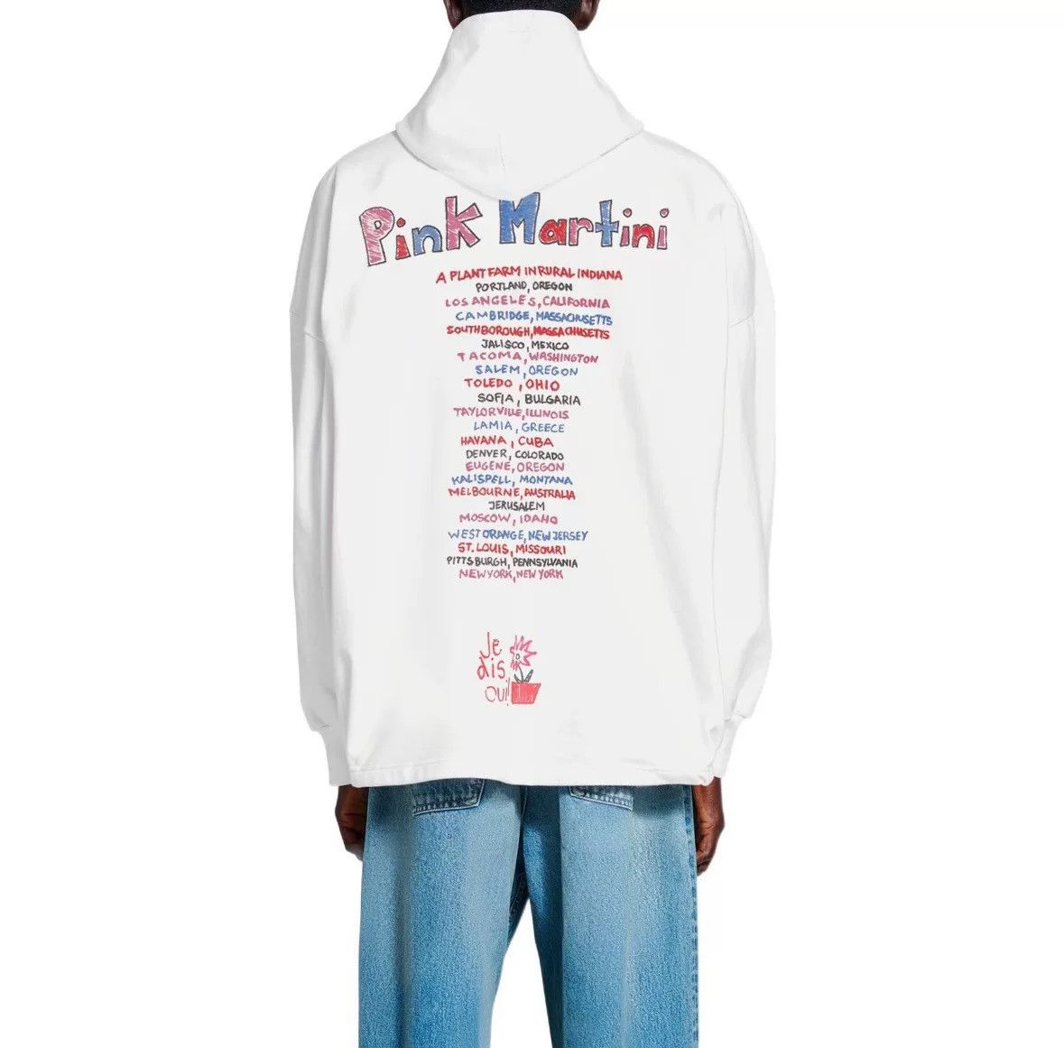 Balenciaga Balenciaga Pink Martini Apple Music Hoodie Size 3 Size US L / EU 52-54 / 3 - 9 Thumbnail