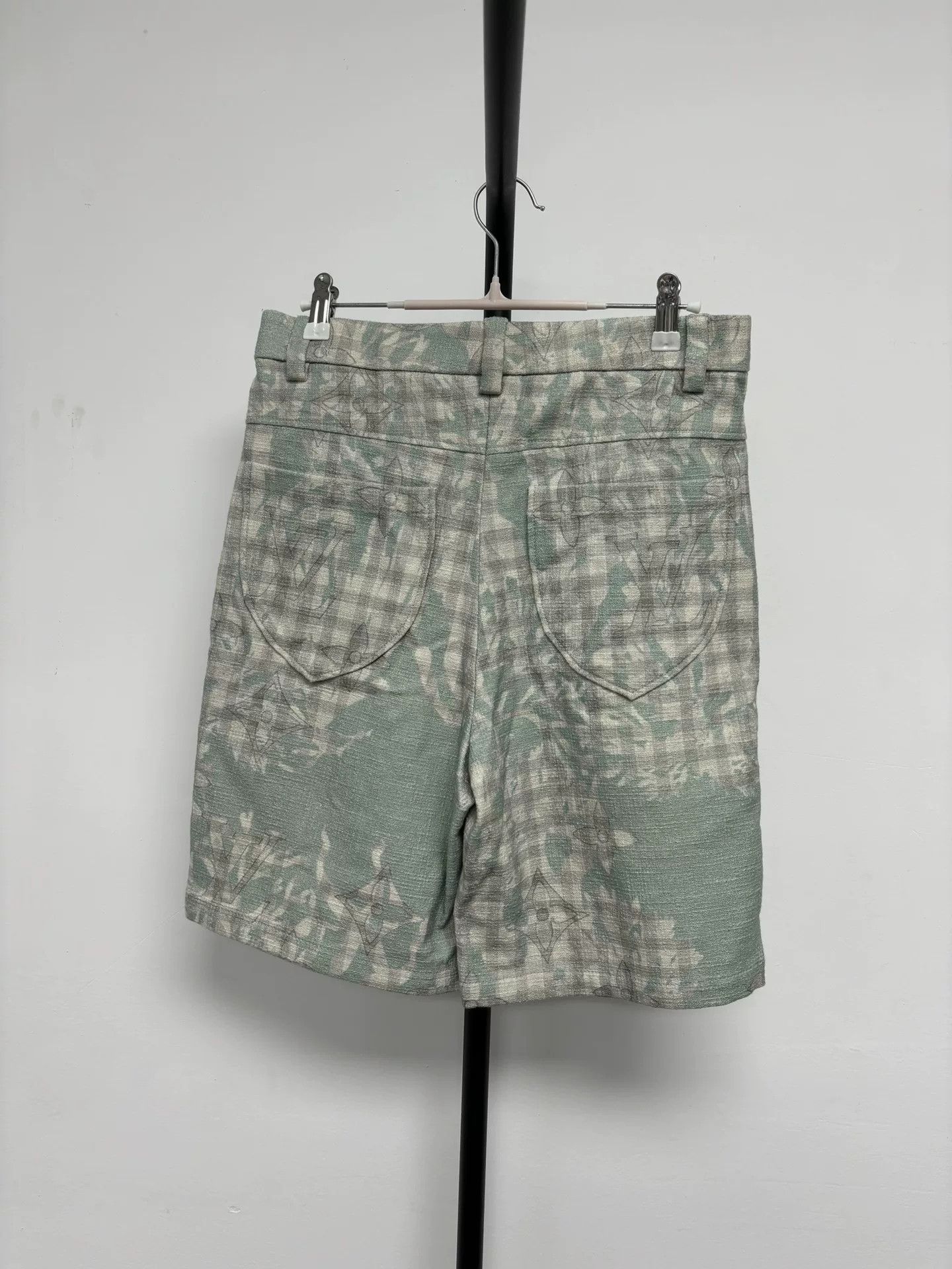 Louis Vuitton Louis Vuitton FW23 Monogram Check Shorts 44 Size US 28 / EU 44 - 3 Thumbnail