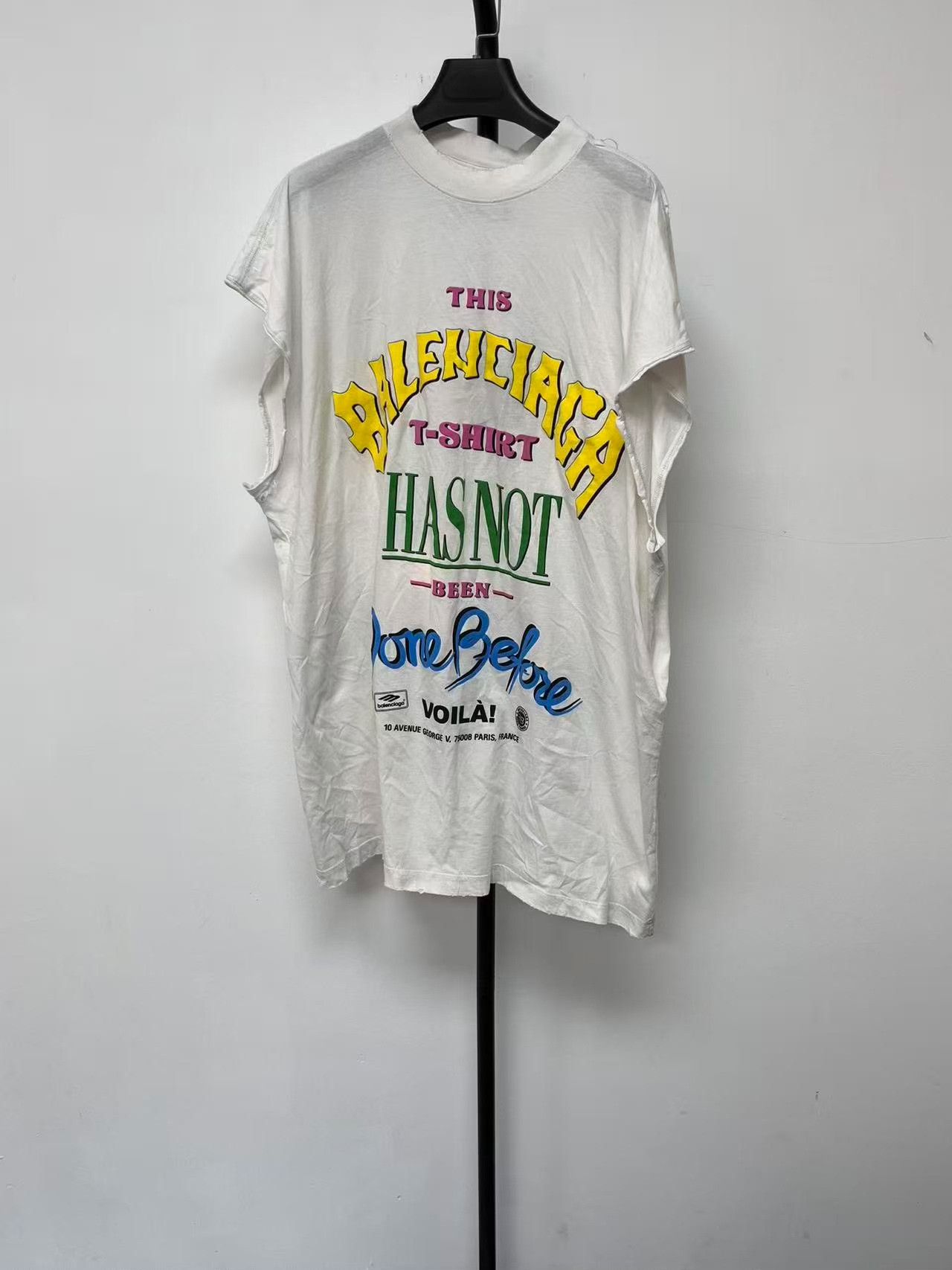 Balenciaga Balenciaga Graphic Tank Top Size 3 Size US L / EU 52-54 / 3 - 2 Thumbnail