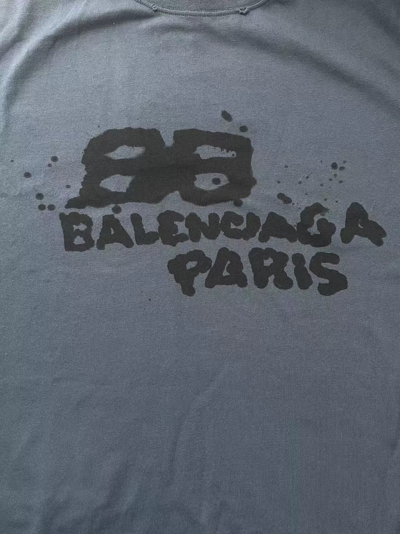 Balenciaga Balenciaga Hand Drawn BB Icon T-Shirt L Size US L / EU 52-54 / 3 - 4 Thumbnail