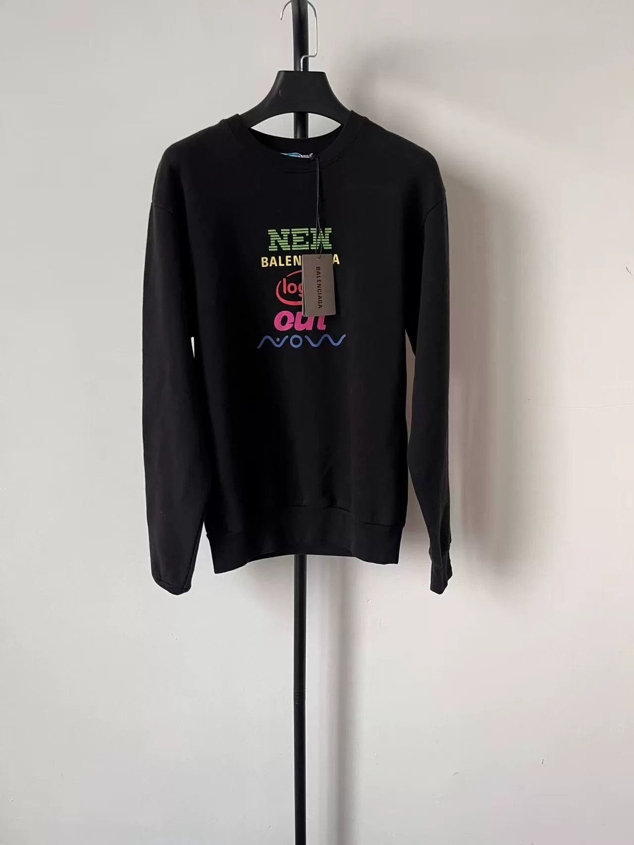 Balenciaga Balenciaga Multi-Logo Graphic Sweatshirt XS Size US XS / EU 42 / 0 - 2 Thumbnail