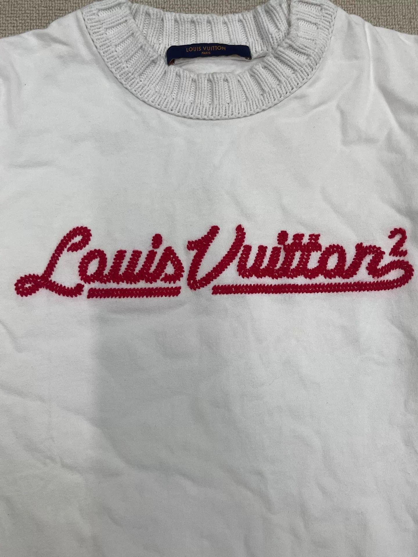 Louis Vuitton Louis Vuitton Red Script Logo T-Shirt Size S Size US S / EU 44-46 / 1 - 4 Thumbnail