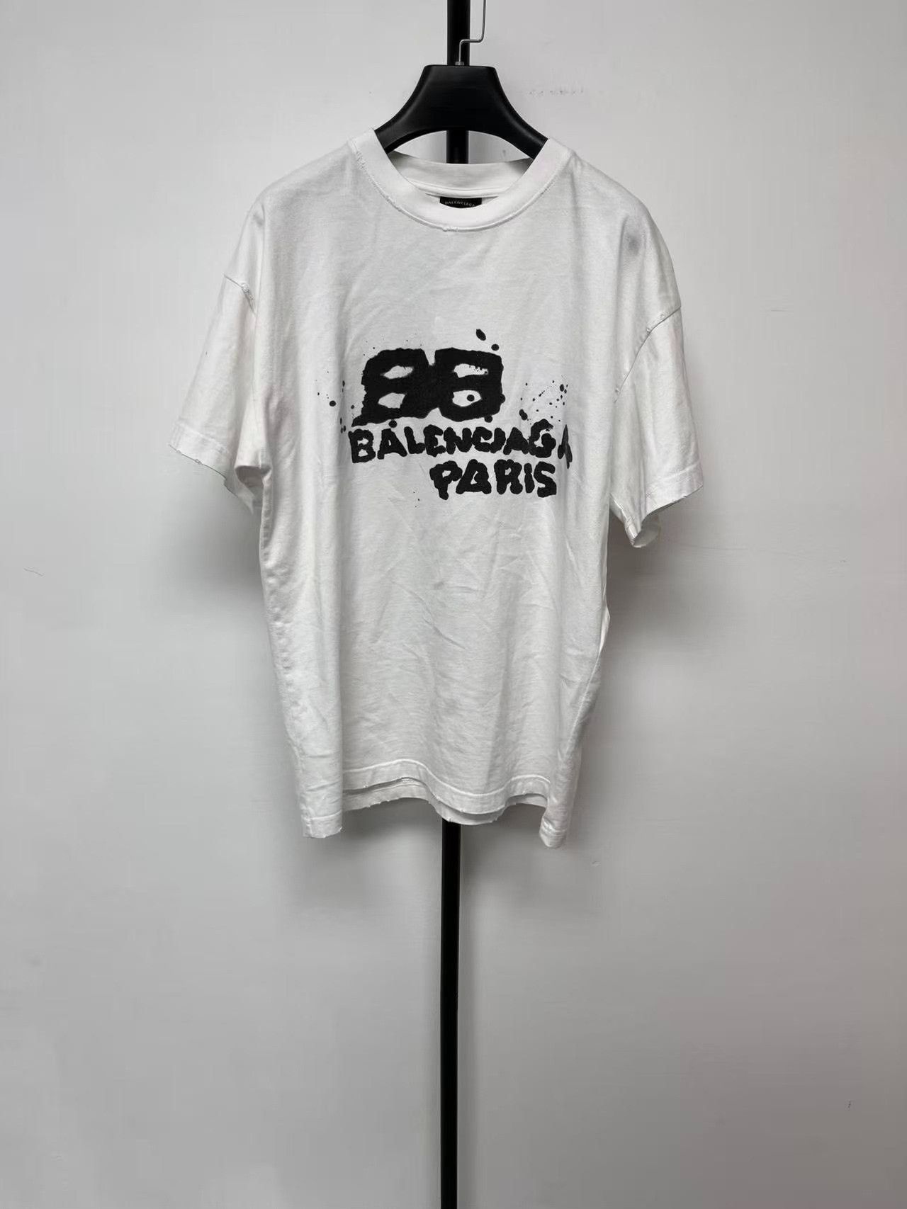 Balenciaga Balenciaga Logo Print T-Shirt S Size US S / EU 44-46 / 1 - 2 Thumbnail