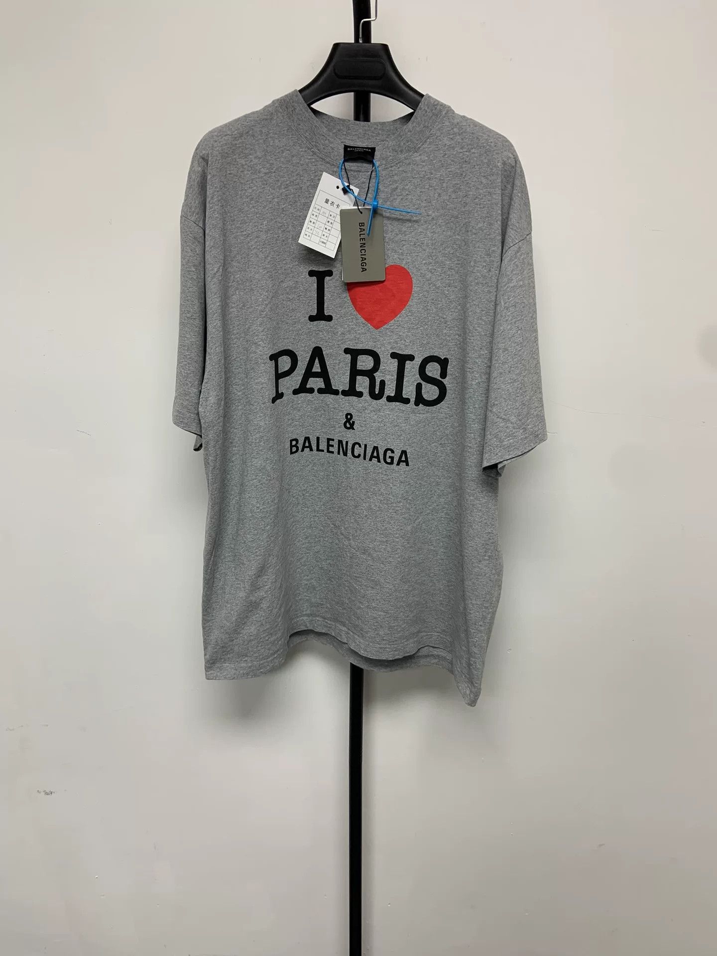 Balenciaga Balenciaga I Heart Paris Graphic T-Shirt M Size M / US 6-8 / IT 42-44 - 2 Thumbnail
