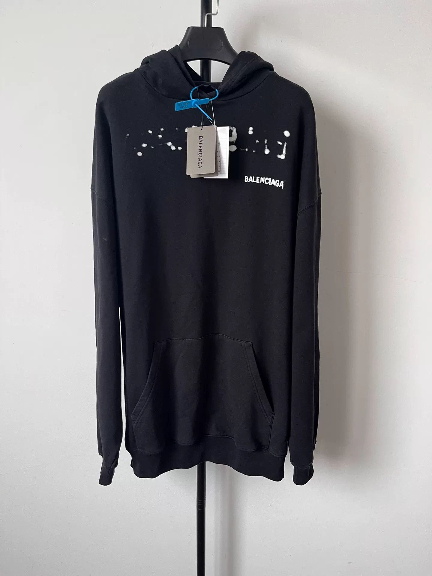 Balenciaga Balenciaga Logo Print Hoodie Size M Size US M / EU 48-50 / 2 - 2 Thumbnail
