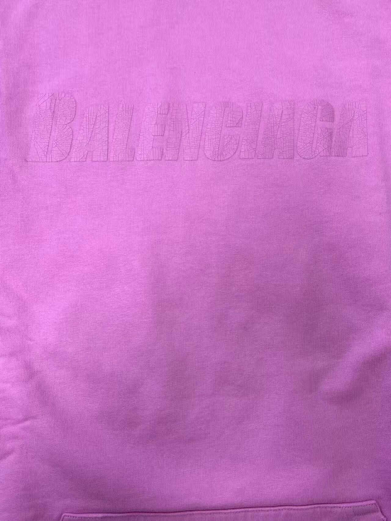 Balenciaga Balenciaga Distressed Pink Hoodie Size XS Size US XS / EU 42 / 0 - 4 Thumbnail
