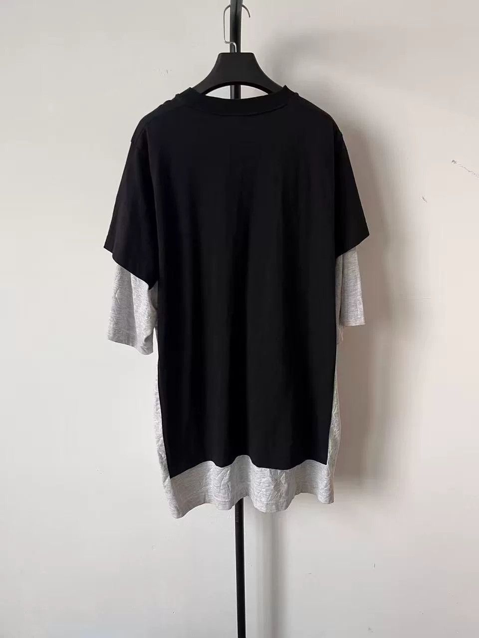 Balenciaga Balenciaga Double Layer Phantom Print T-Shirt Size M Size US M / EU 48-50 / 2 - 3 Thumbnail