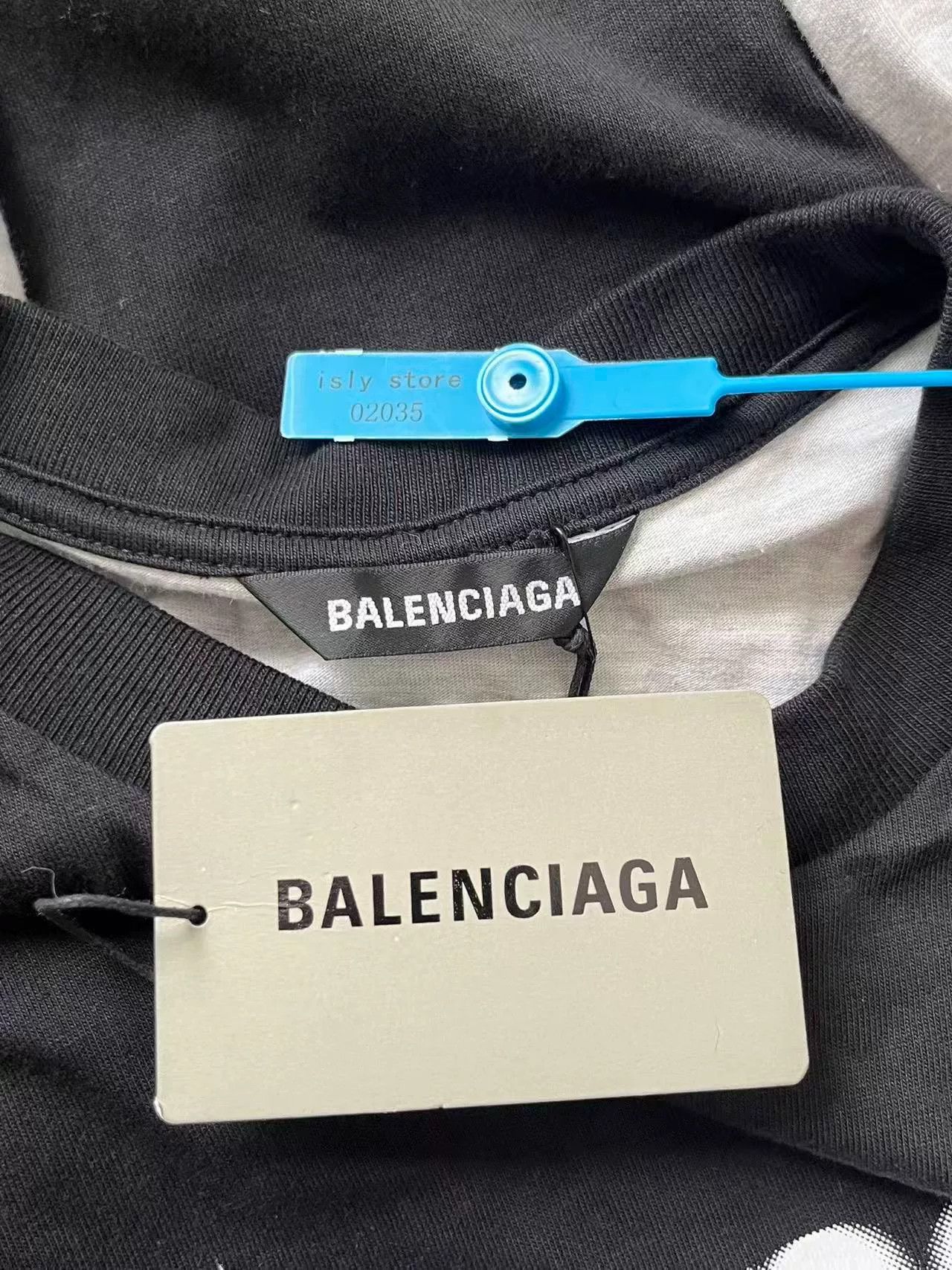 Balenciaga Balenciaga Double Layer Phantom Print T-Shirt Size M Size US M / EU 48-50 / 2 - 6 Thumbnail
