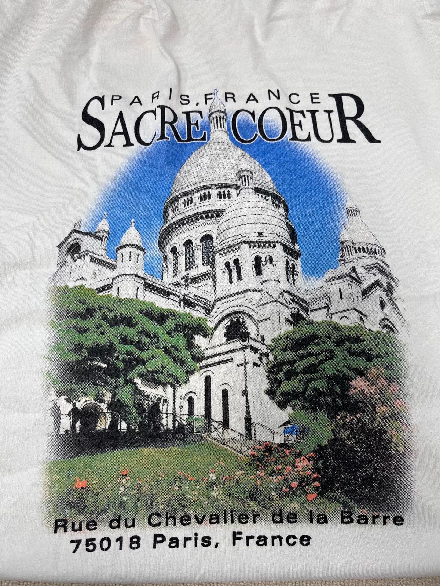 Balenciaga Balenciaga Sacre Coeur Notre Dame Graphic T-Shirt XS Size XS / US 0-2 / IT 36-38 - 4 Thumbnail