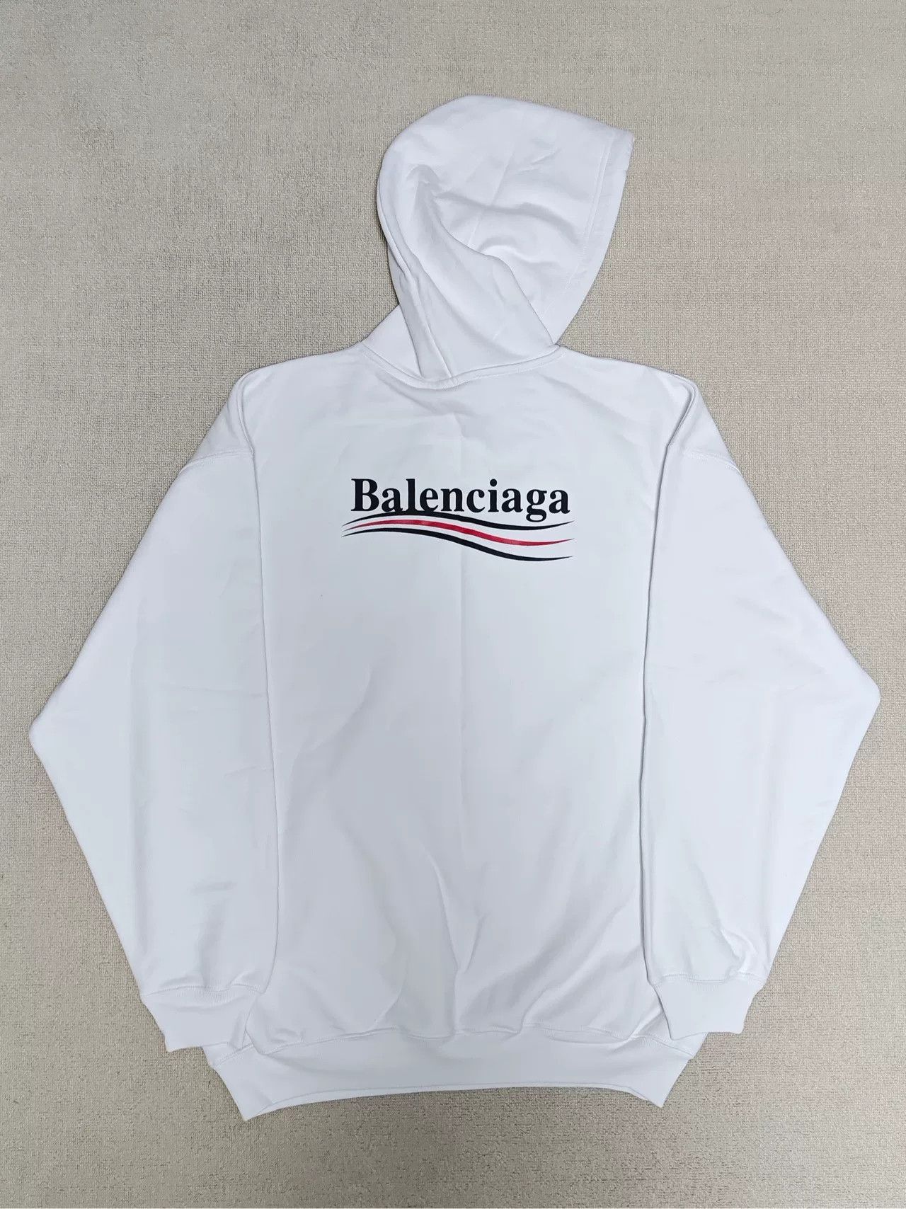 Balenciaga Balenciaga Political Campaign Logo Hoodie Size S Size US S / EU 44-46 / 1 - 3 Thumbnail