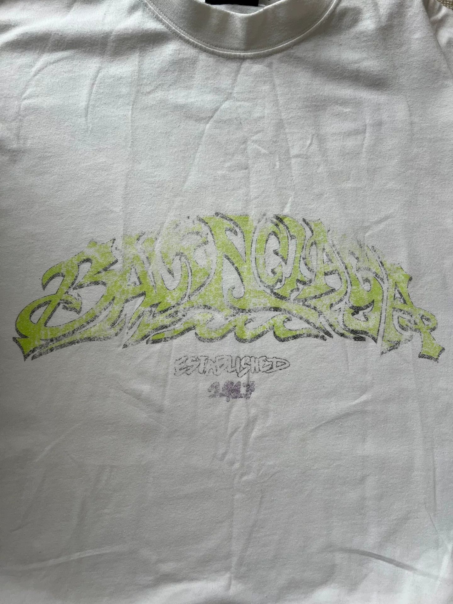 Balenciaga Balenciaga Flame Graphic T-Shirt S Size US S / EU 44-46 / 1 - 4 Thumbnail
