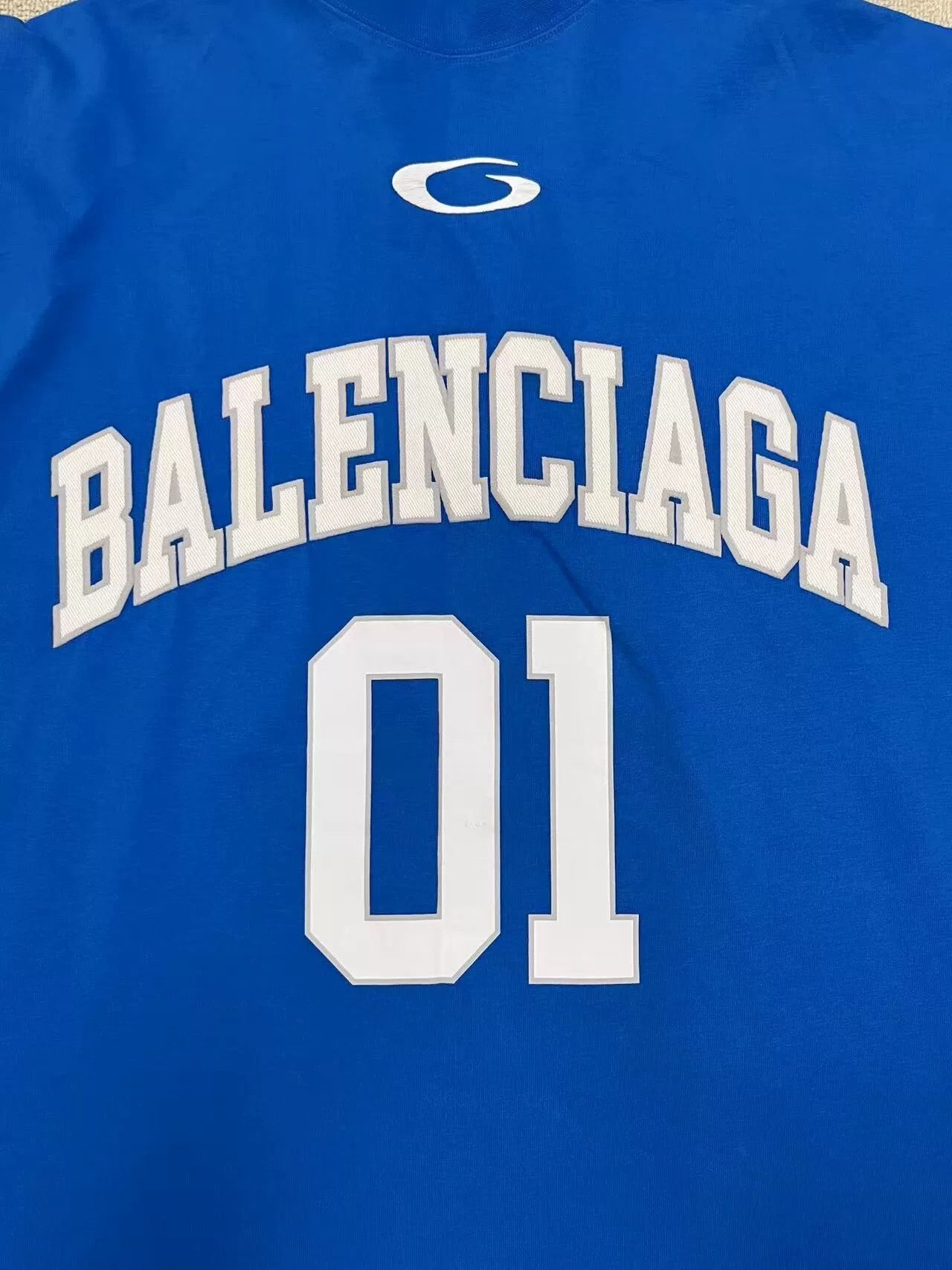 Balenciaga Balenciaga Blue Basketball Print T-Shirt Size 1 Size US S / EU 44-46 / 1 - 4 Thumbnail