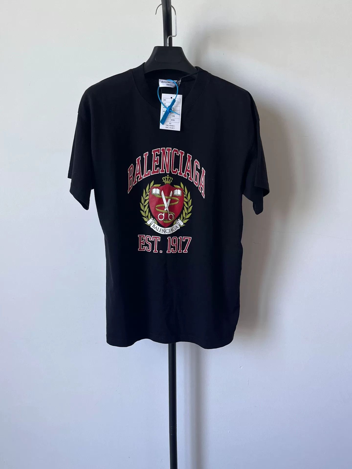 Balenciaga Balenciaga Scissor Crest T-Shirt XS Size US XS / EU 42 / 0 - 2 Thumbnail