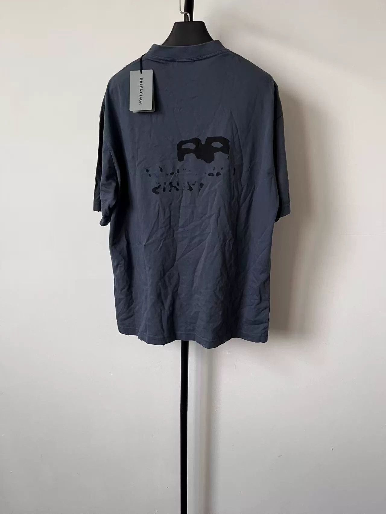 Balenciaga Balenciaga BB Logo Paris Print T-Shirt US XS Size US XS / EU 42 / 0 - 3 Thumbnail