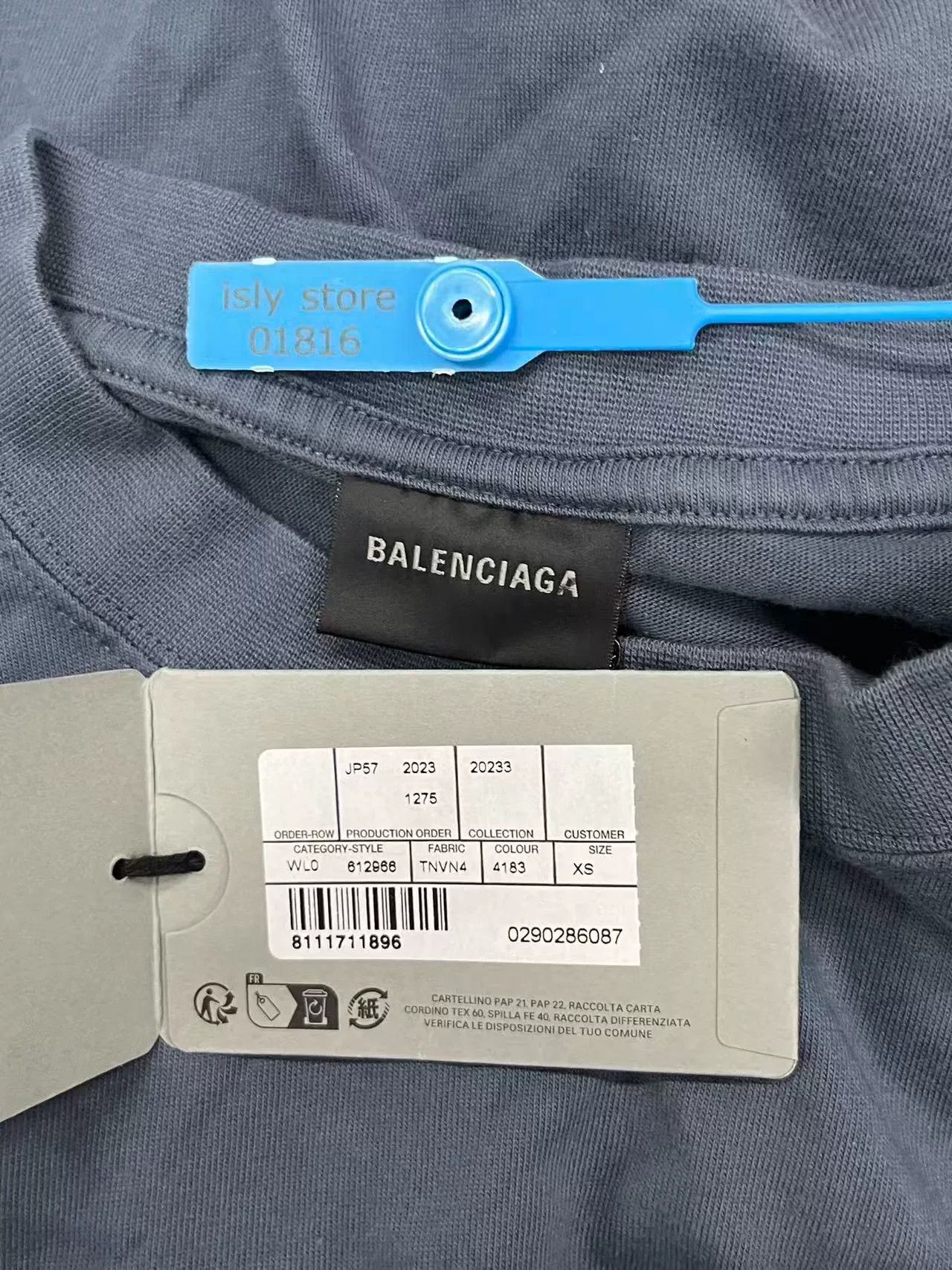 Balenciaga Balenciaga BB Logo Paris Print T-Shirt US XS Size US XS / EU 42 / 0 - 6 Thumbnail