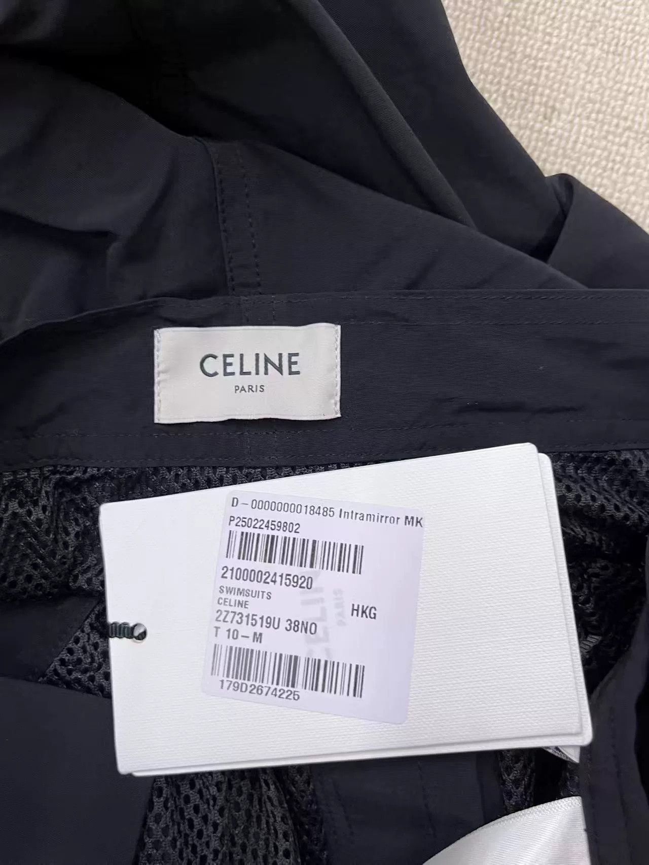 Celine CELINE Logo Print Drawstring Swim Shorts M Size US 32 / EU 48 - 6 Thumbnail