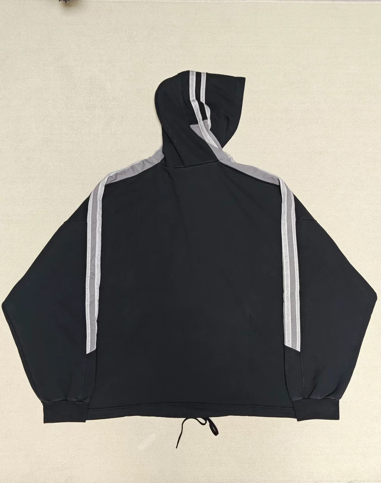 Balenciaga Balenciaga Sporty B Striped Hoodie XL Size US XL / EU 56 / 4 - 4 Thumbnail