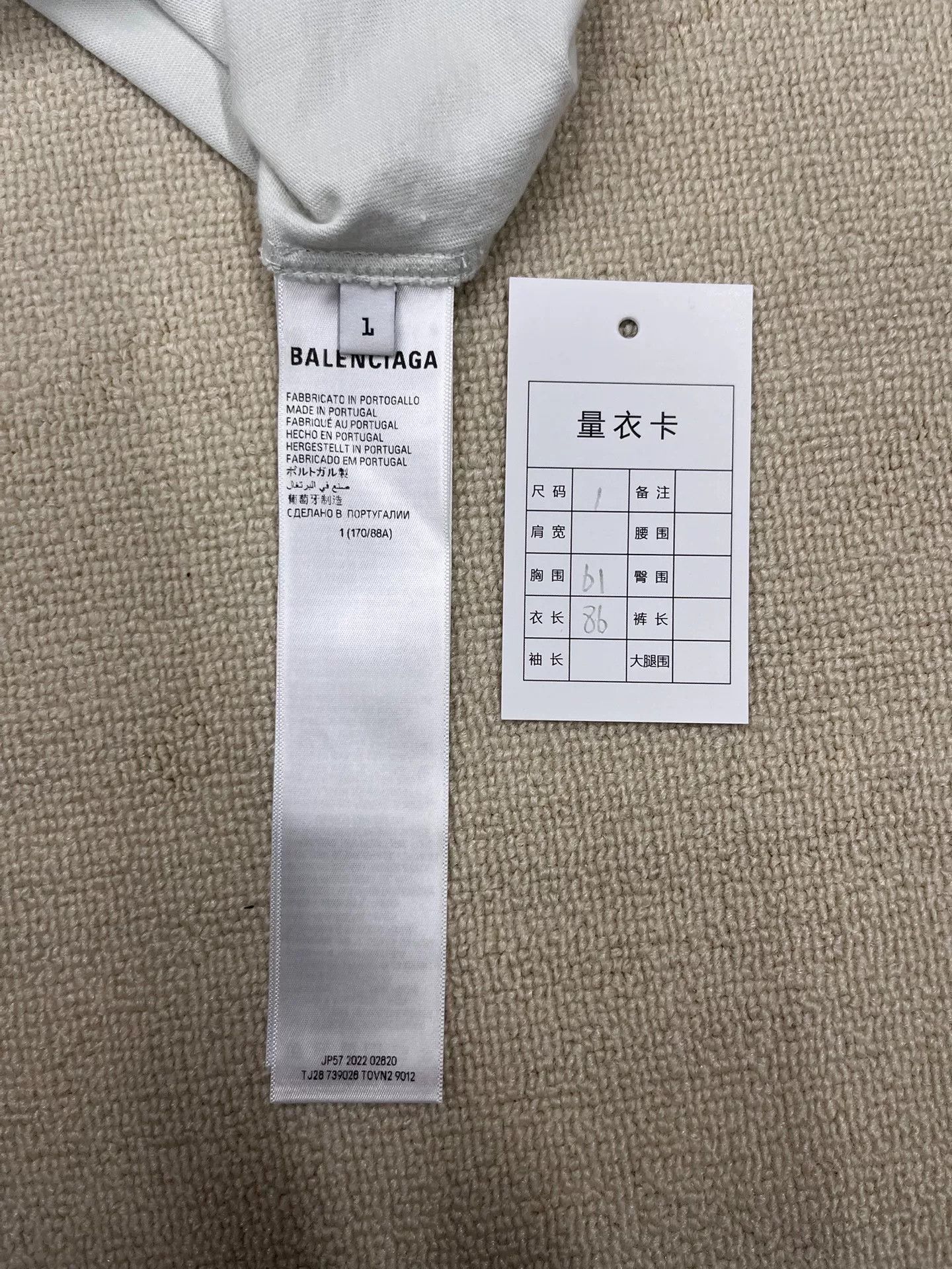 Balenciaga Balenciaga Distressed Crest T-Shirt Size 1 Size US S / EU 44-46 / 1 - 6 Thumbnail