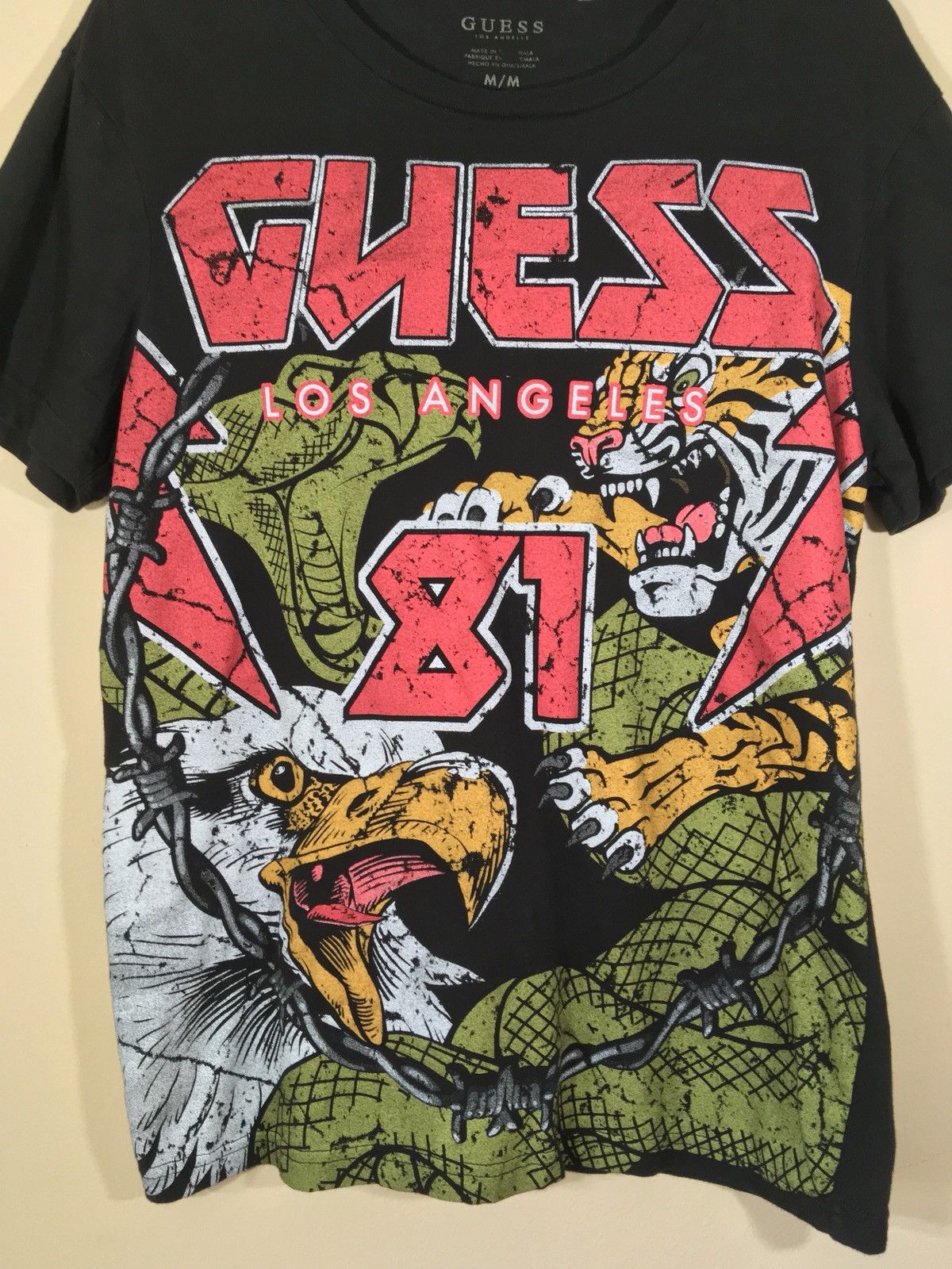 Guess eagle shirt online