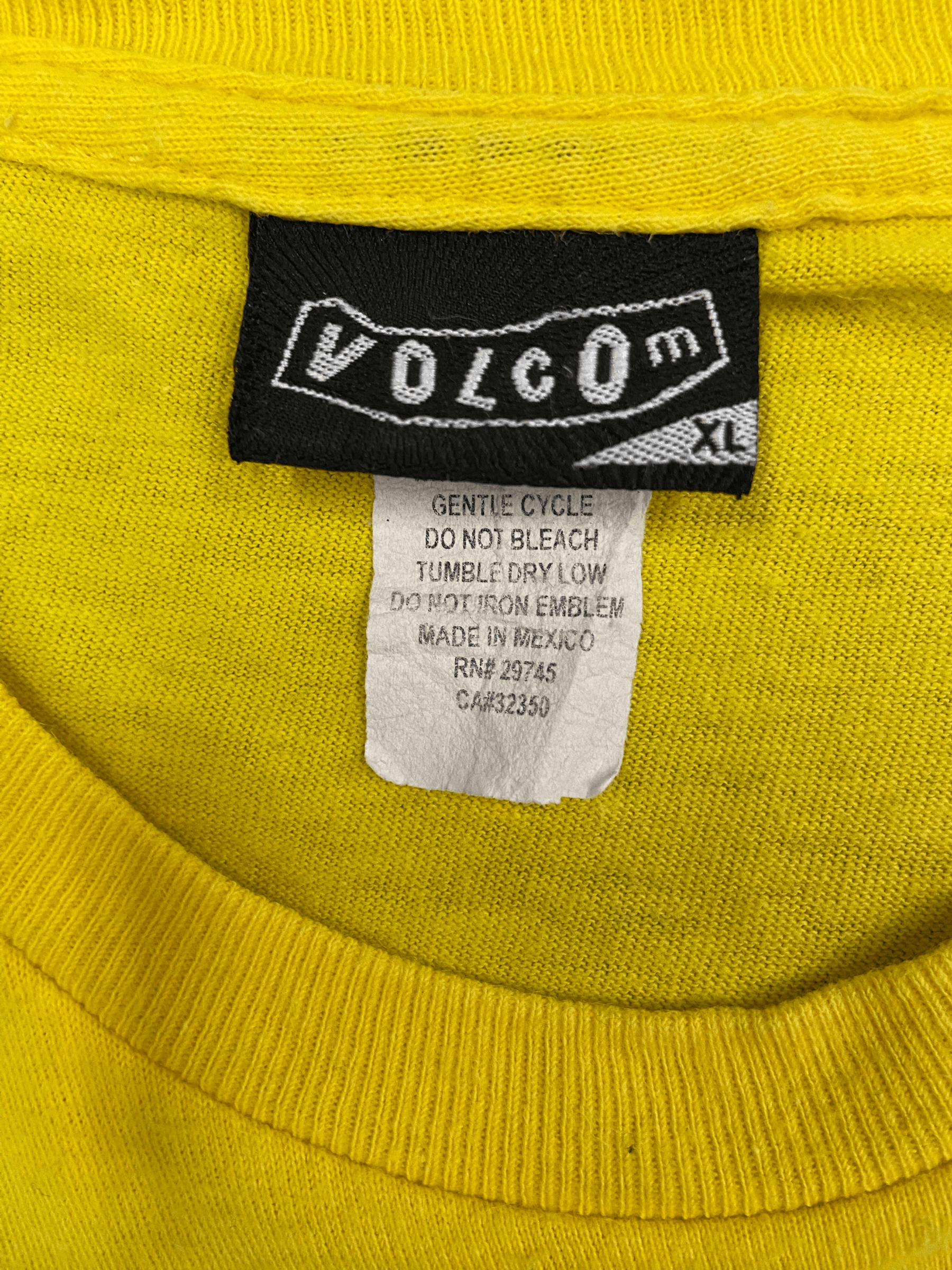 Volcom Volcom Graphic T-Shirt Yellow Size XL Size US XL / EU 56 / 4 - 6 Thumbnail