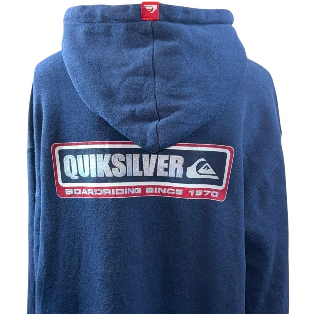 Quiksilver Quiksilver Hoodie Silver Size L Size US L / EU 52-54 / 3 - 3 Thumbnail
