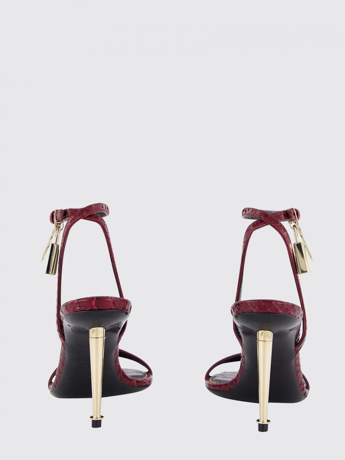 Tom Ford Tom Ford Heeled Sandal Woman Ruby Size US 8.5 / IT 38.5 - 3 Thumbnail