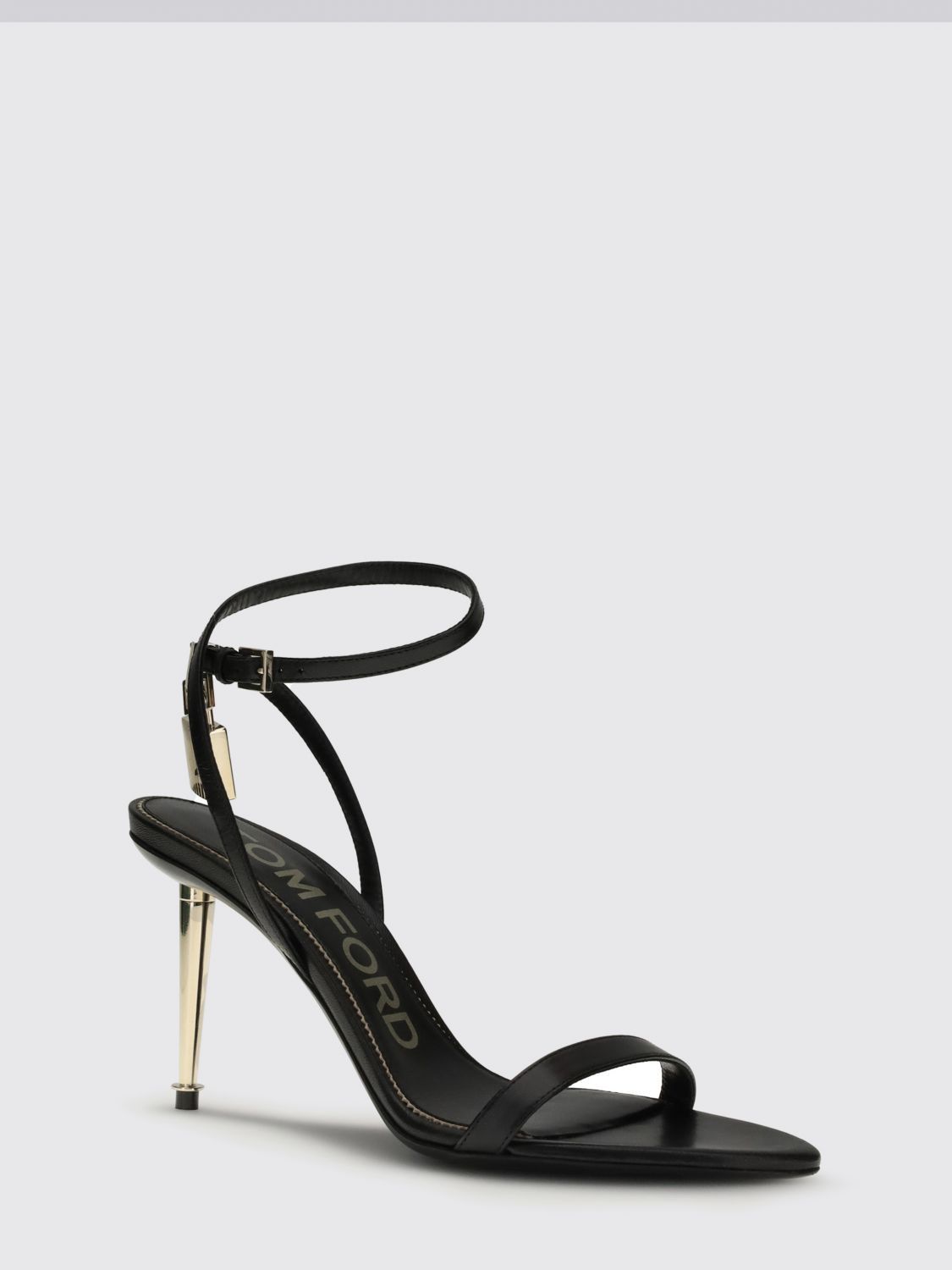 Tom Ford Tom Ford Heeled Sandal Woman Black Size US 10 / IT 40 - 2 Thumbnail