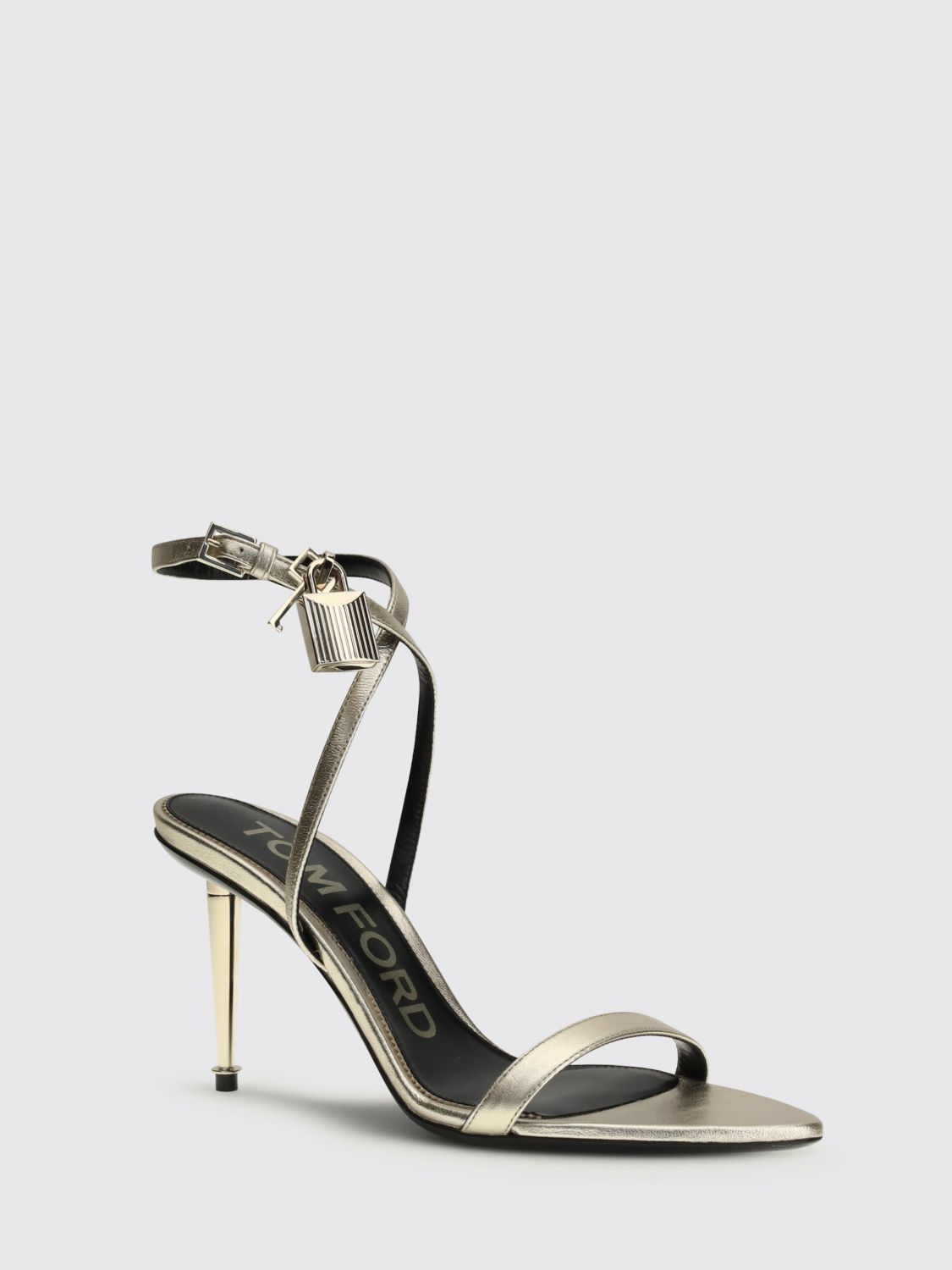 Tom Ford Tom Ford Heeled Sandal Woman Gold Size US 6 / IT 36 - 2 Thumbnail