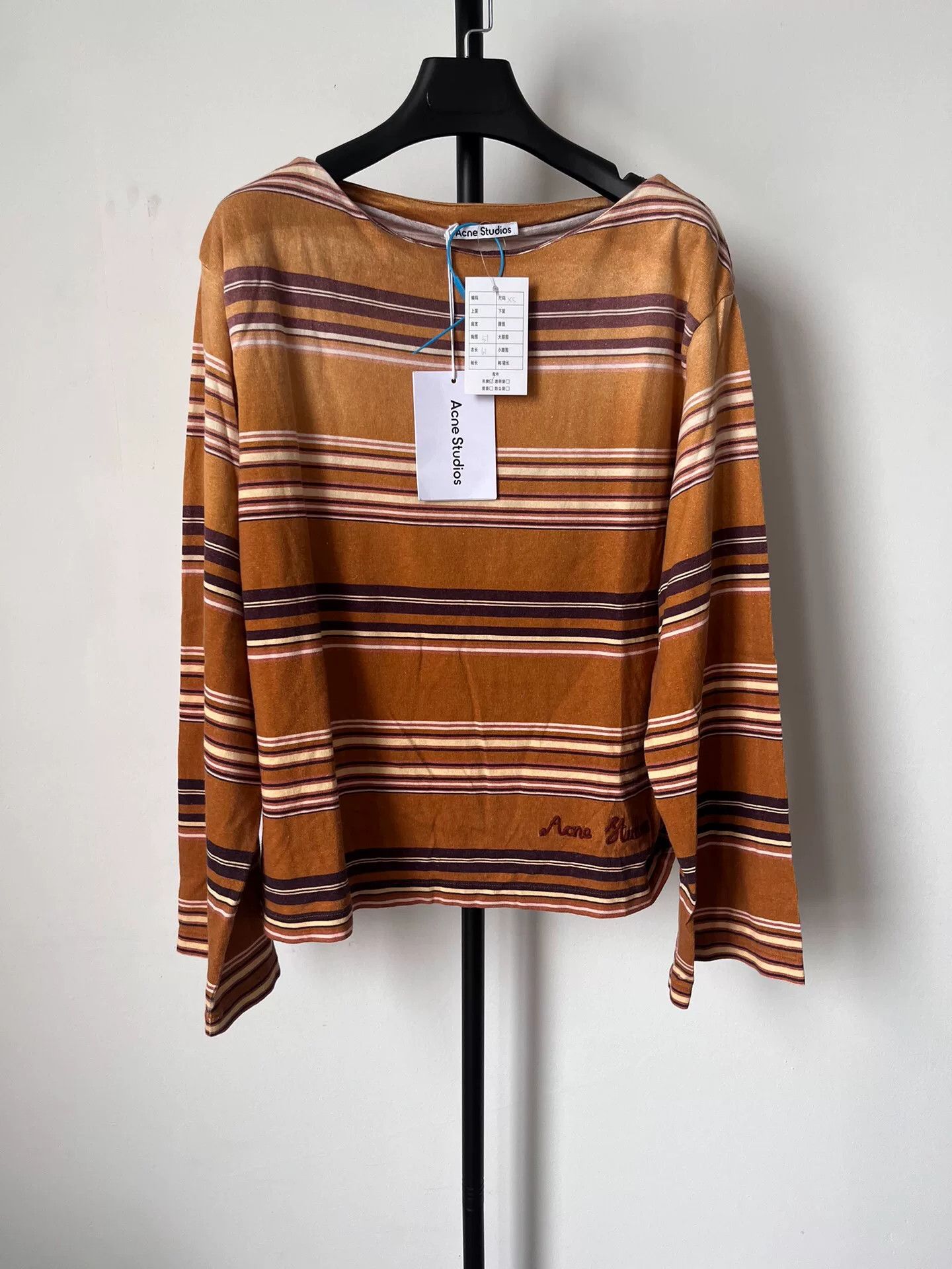 Acne Studios Acne Studios Striped Gradient Long Sleeve T-Shirt XS Size XS / US 0-2 / IT 36-38 - 2 Thumbnail