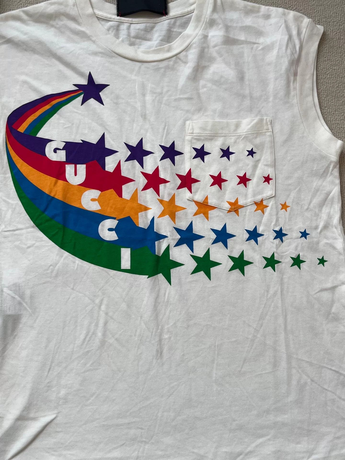 Gucci Gucci Rainbow Star Pocket Tank Top XXS Size XXS / US 00 / IT 34 - 4 Thumbnail