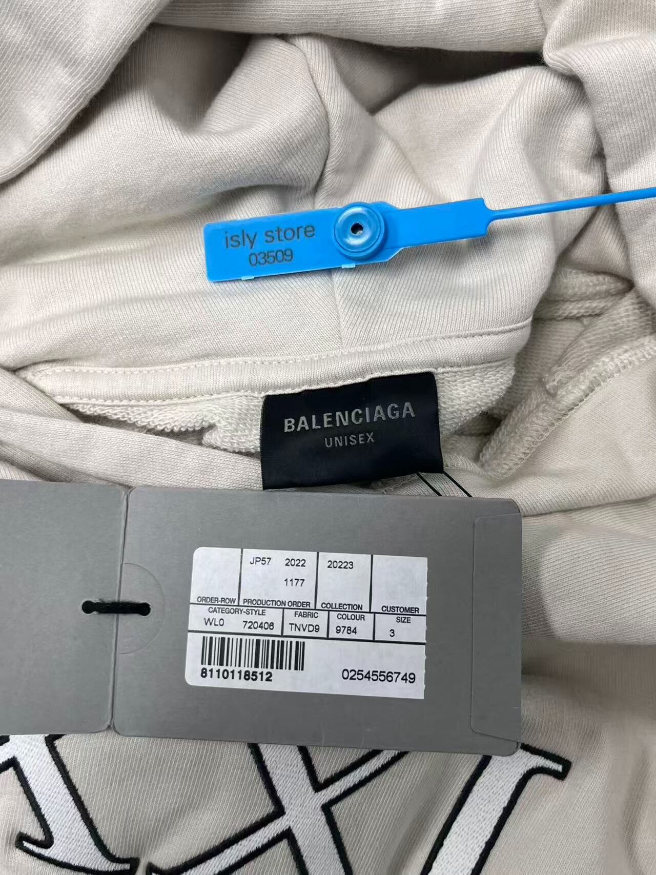Balenciaga Balenciaga XXXXL Logo Oversized Hoodie Size 3 Size US L / EU 52-54 / 3 - 6 Thumbnail