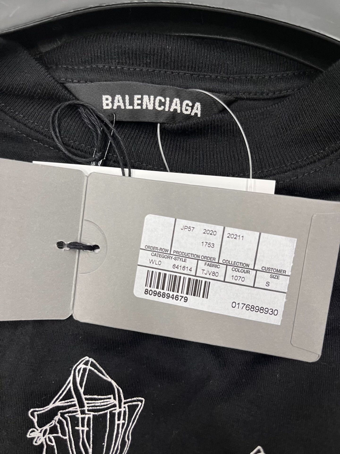 Balenciaga Balenciaga SS21 Graphic Print T-Shirt S Size US S / EU 44-46 / 1 - 6 Thumbnail