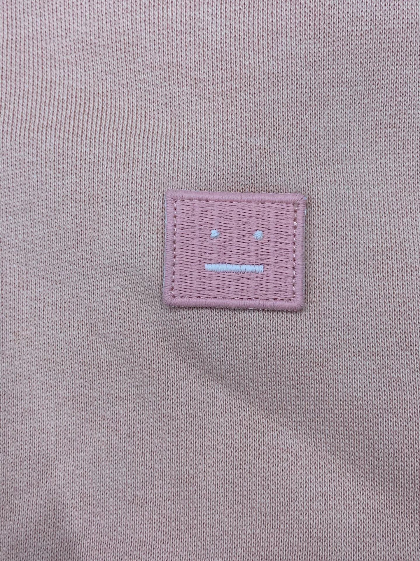 Acne Studios Acne Studios Pink Face Patch Sweatshirt US S Size US S / EU 44-46 / 1 - 4 Thumbnail