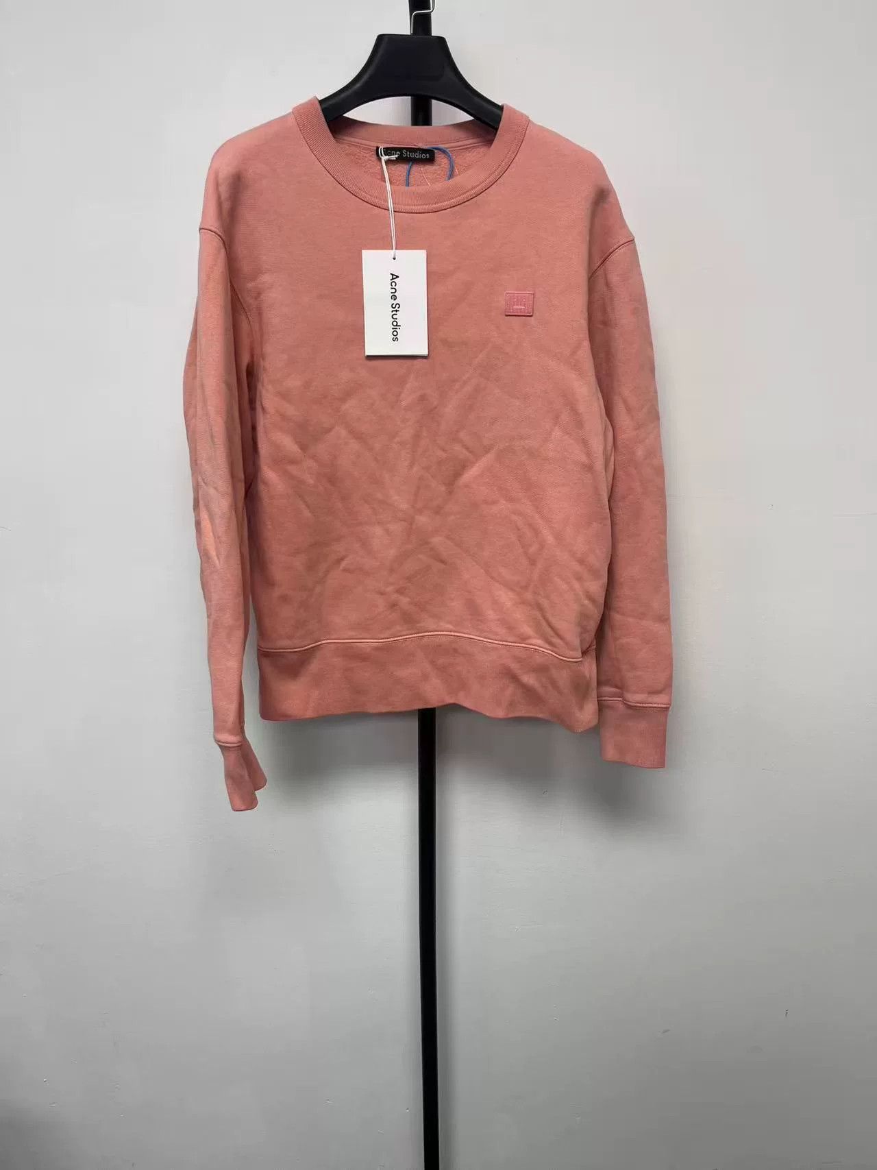 Acne Studios Acne Studios Pink Face Patch Sweatshirt US S Size US S / EU 44-46 / 1 - 2 Thumbnail