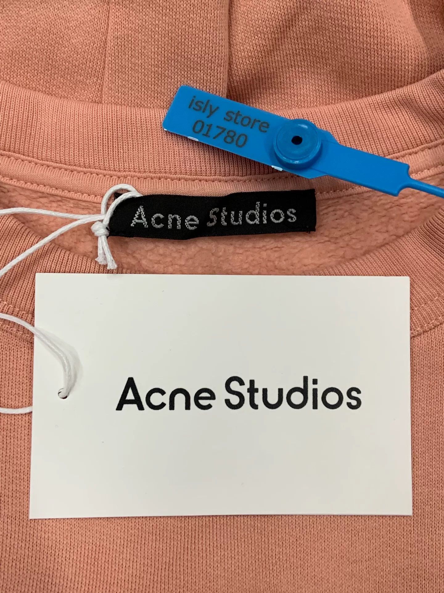 Acne Studios Acne Studios Pink Face Patch Sweatshirt US S Size US S / EU 44-46 / 1 - 5 Thumbnail