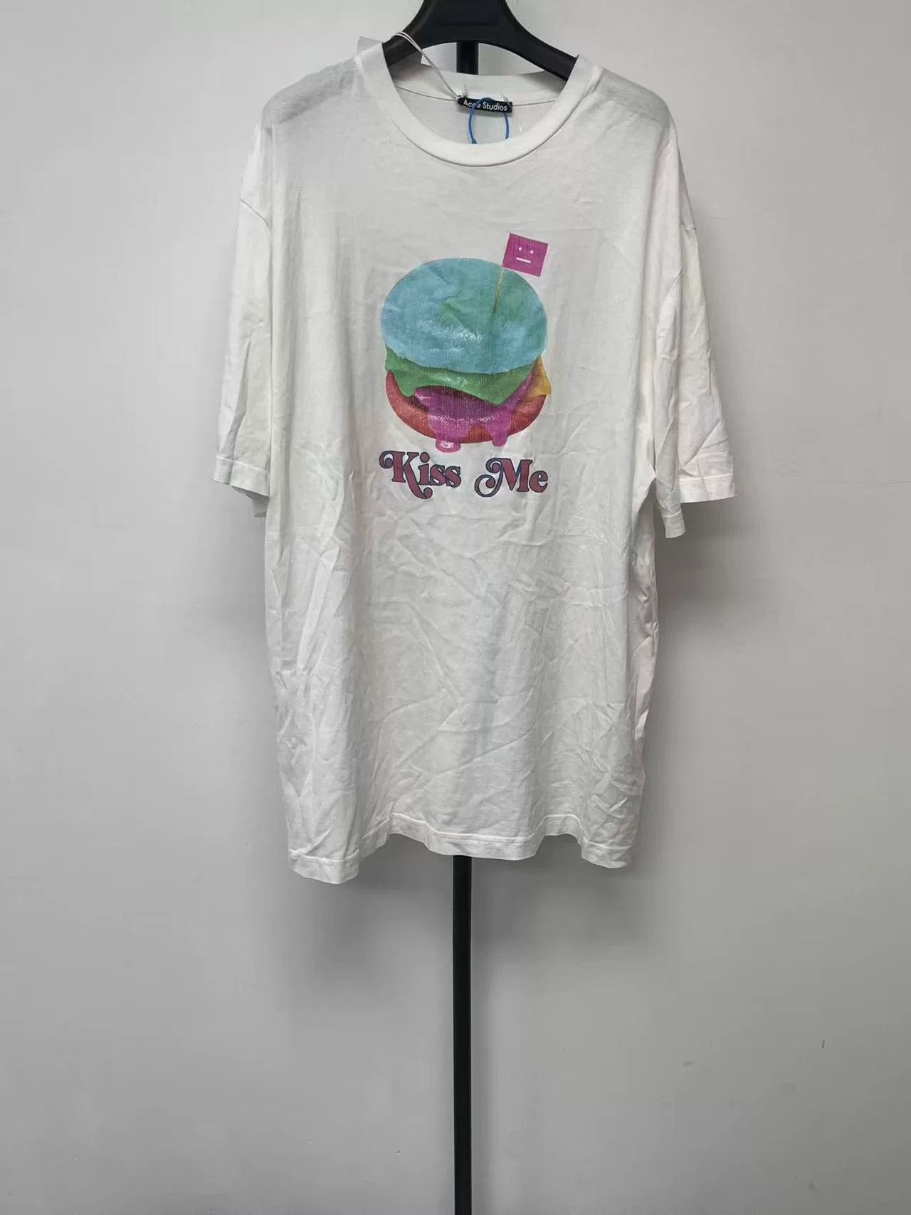 Acne Studios Acne Studios Burger Kiss Me Graphic T-Shirt US XS Size US XS / EU 42 / 0 - 2 Thumbnail