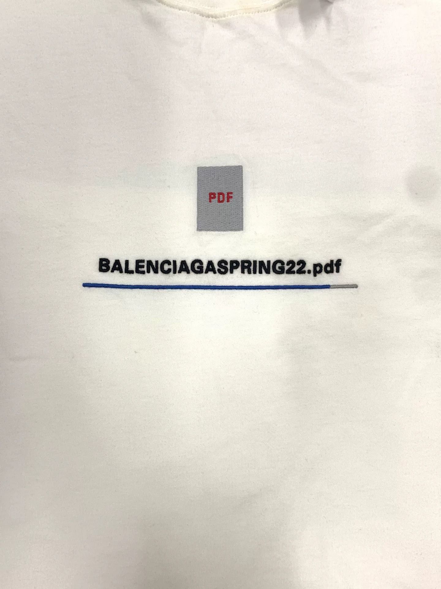 Balenciaga Balenciaga Spring 22 Graphic T-Shirt Size 2 Size US M / EU 48-50 / 2 - 4 Thumbnail