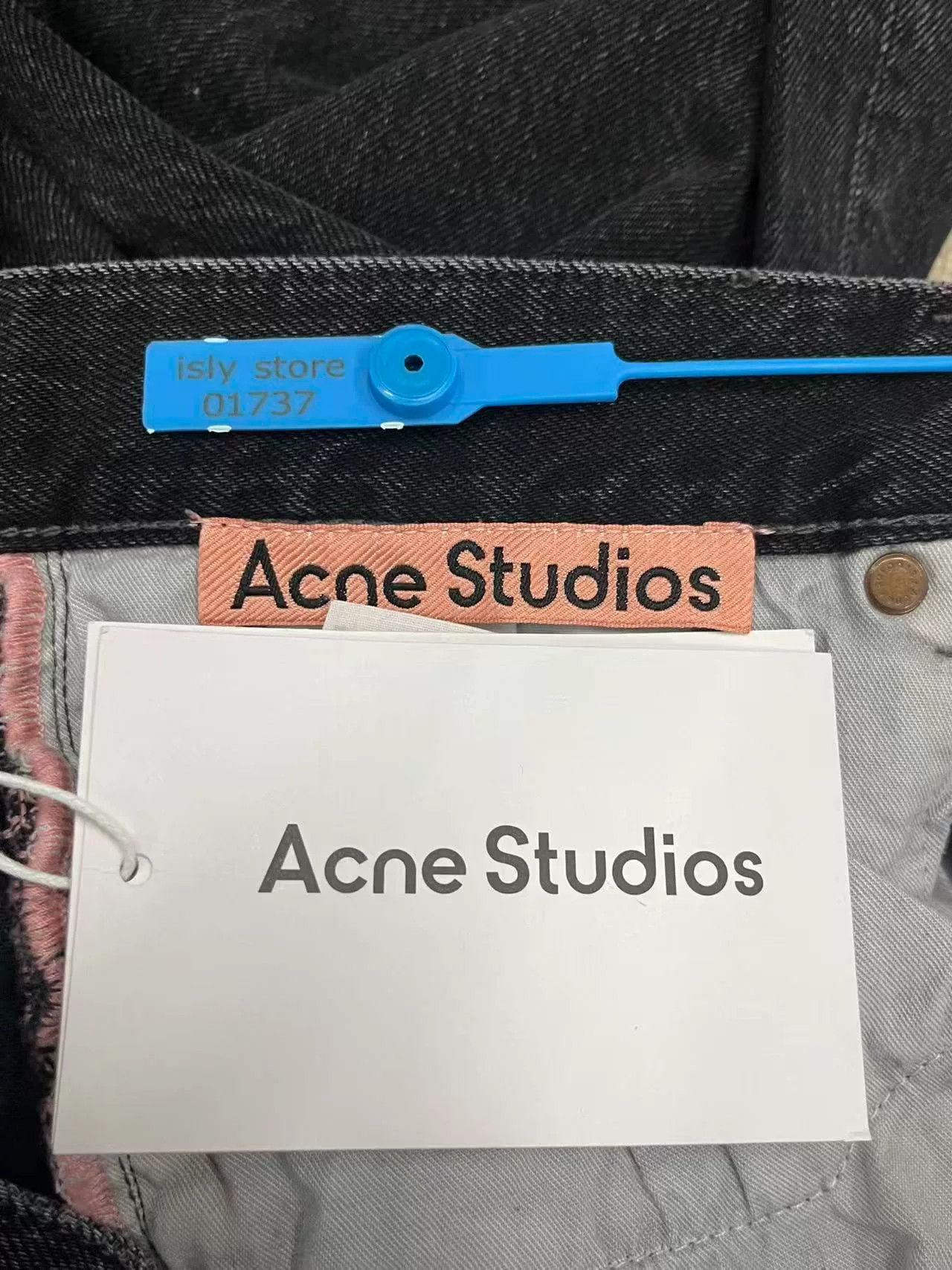 Acne Studios Acne Studios 2021M Vintage Black Jeans 30/30 Size US 30 / EU 46 - 6 Thumbnail