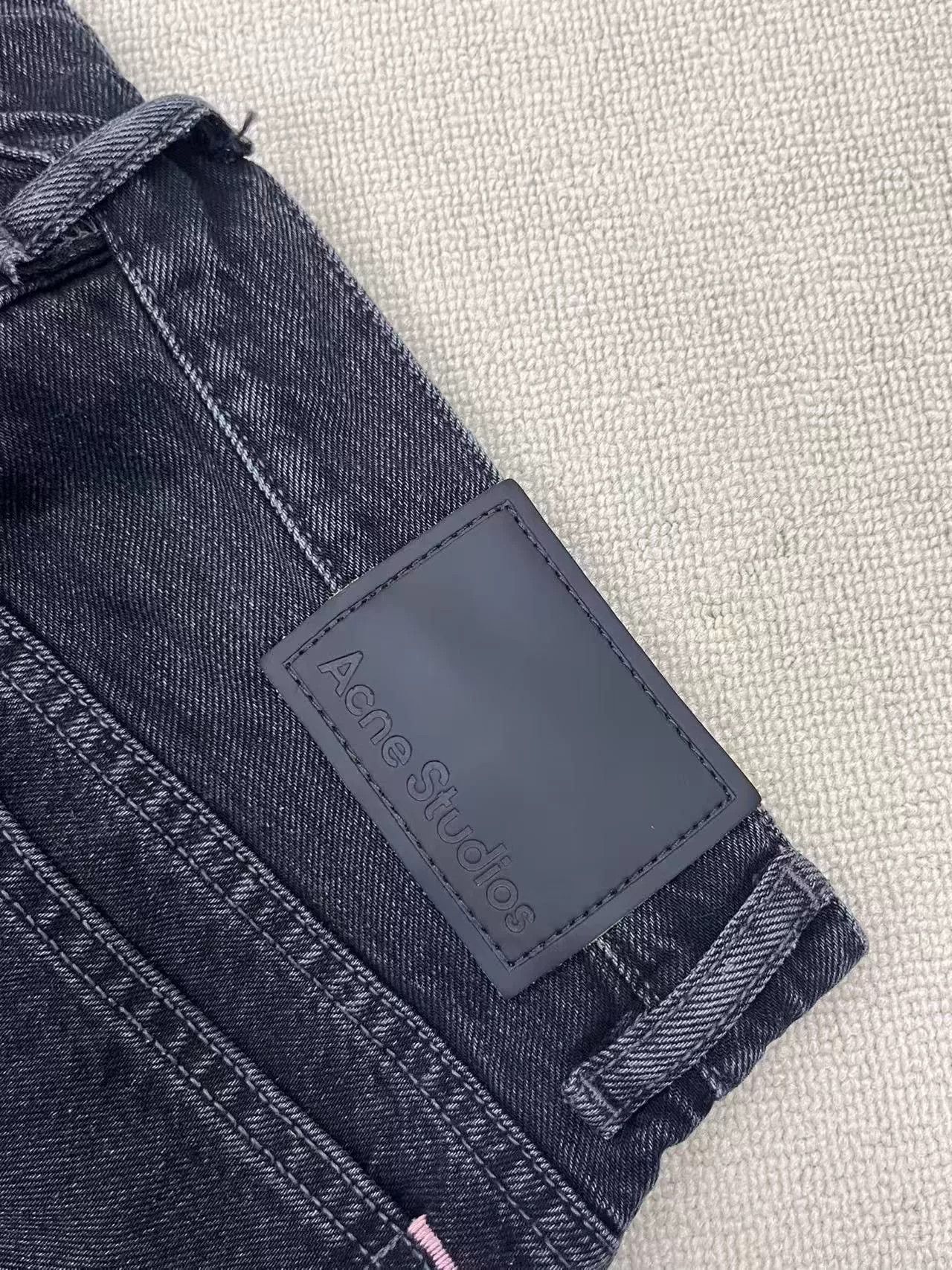 Acne Studios Acne Studios 2021M Vintage Black Jeans 30/30 Size US 30 / EU 46 - 4 Thumbnail