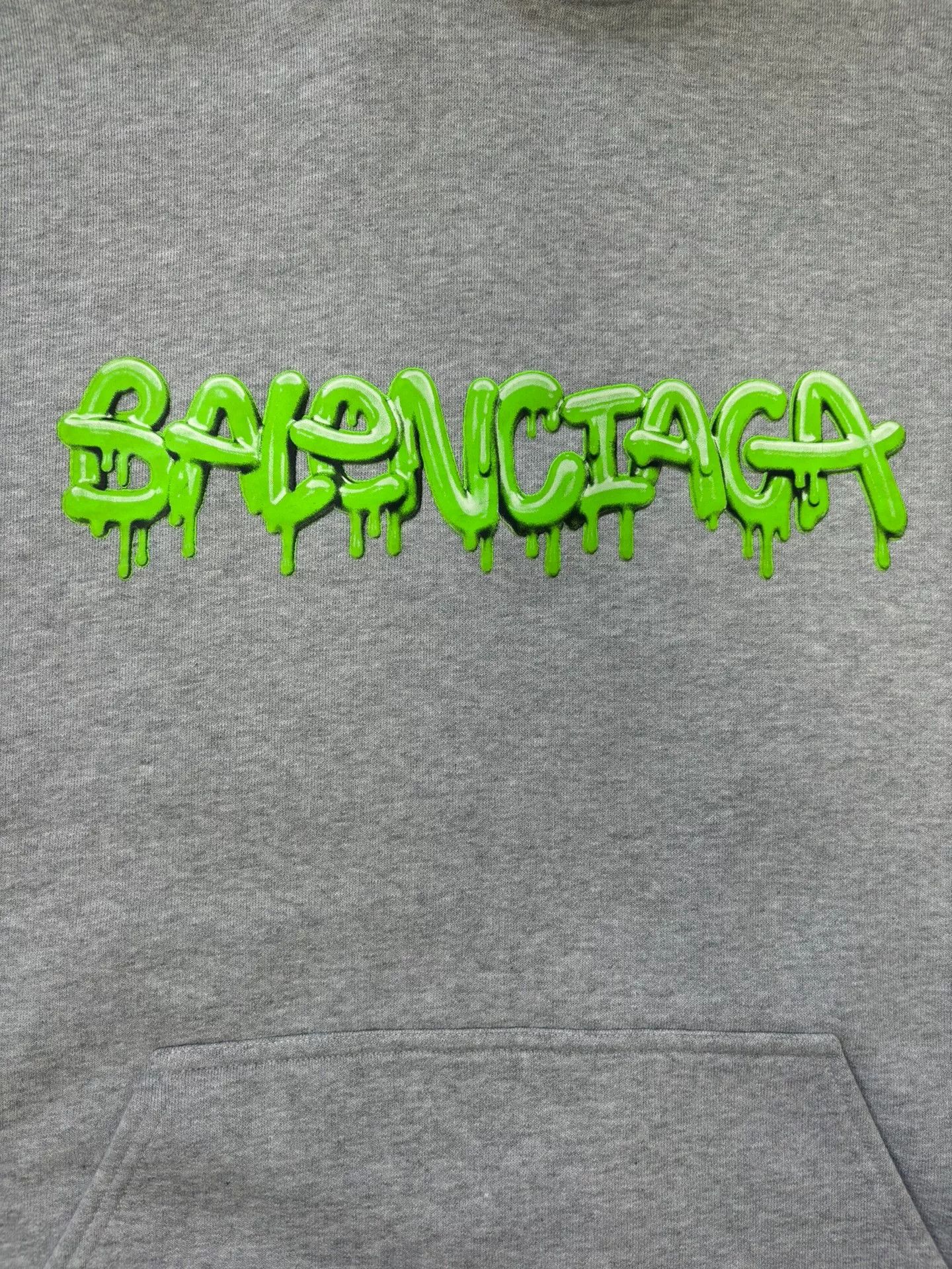 Balenciaga Balenciaga SS22 Slime Logo Fleece Hoodie Size 2 Size US M / EU 48-50 / 2 - 4 Thumbnail